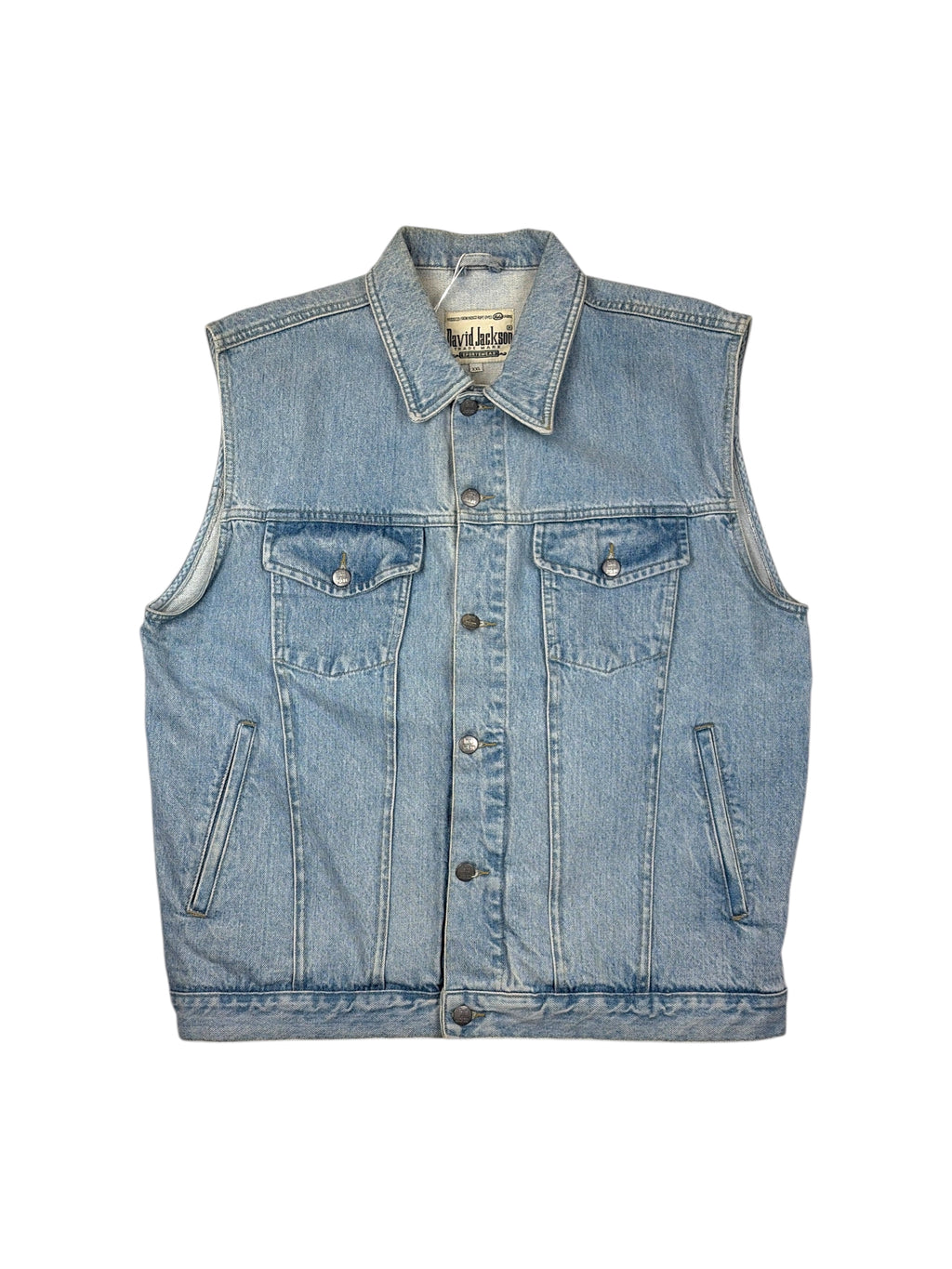 Vintage David Jackson Jeansweste - XL
