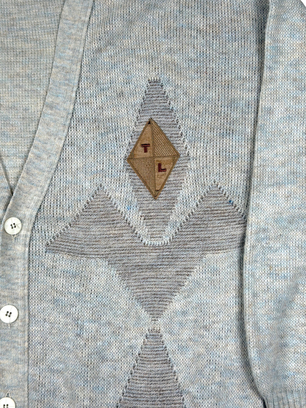 Vintage TL Strickjacke Grau – Größe M