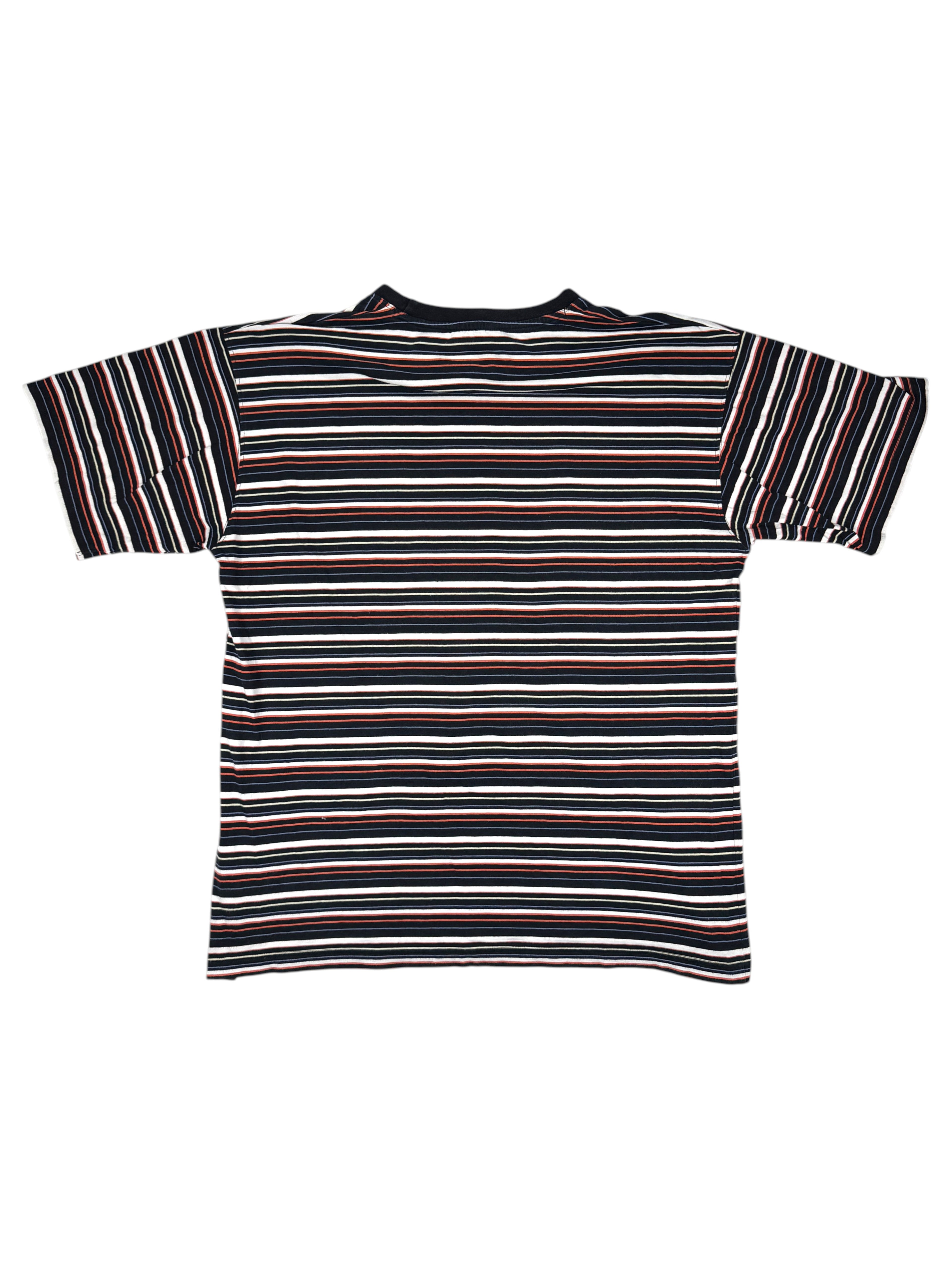 Vintage CARRY Streatwear T-Shirt Gestreift – Größe XL