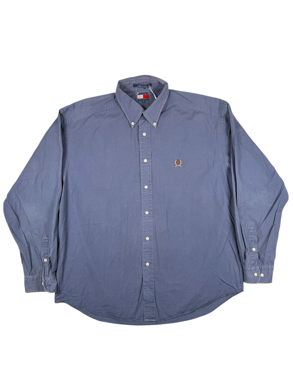 Vintage Tommy Hilfiger Hemd Blau – Größe XXL