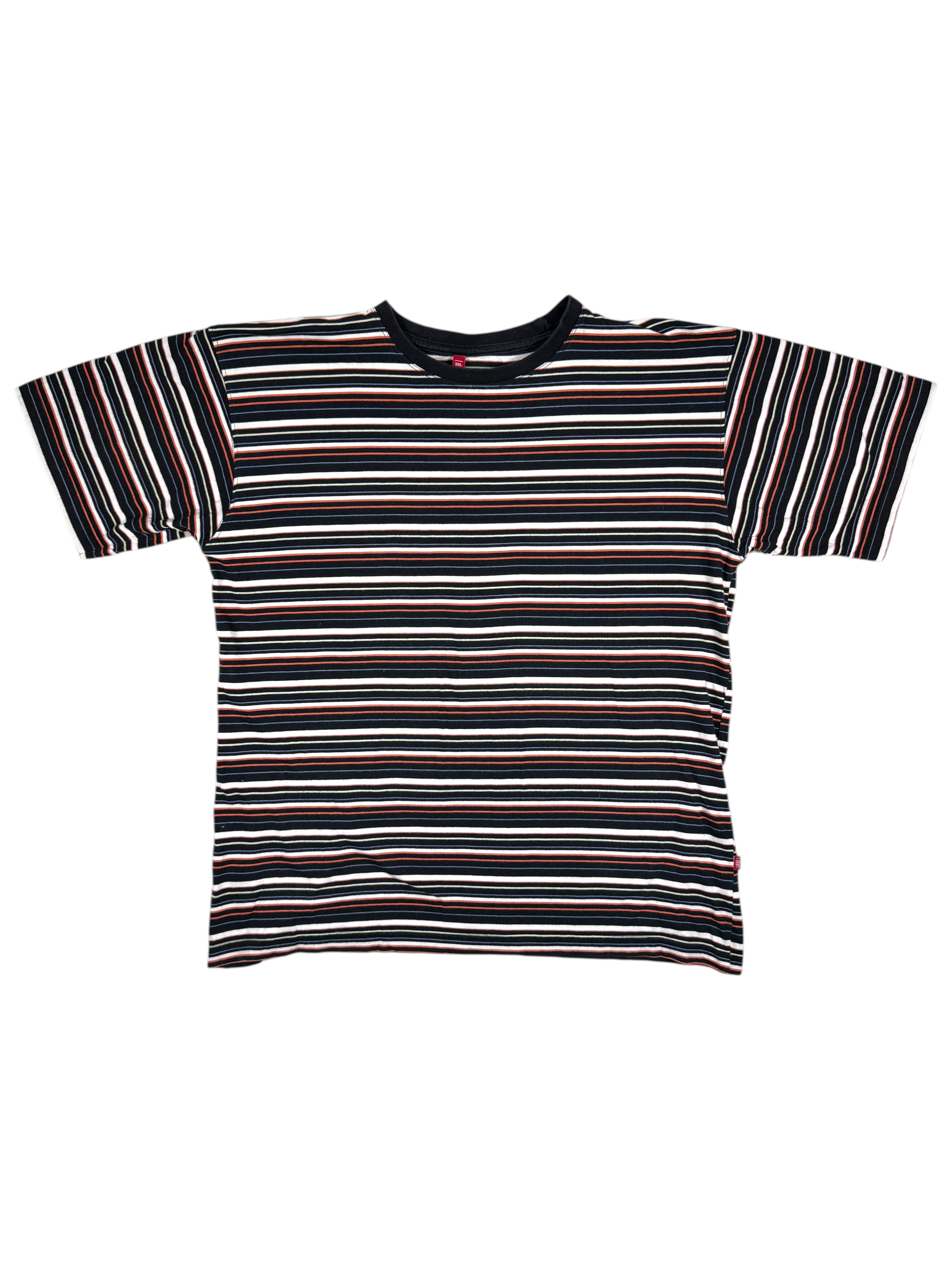 Vintage CARRY Streatwear T-Shirt Gestreift – Größe XL