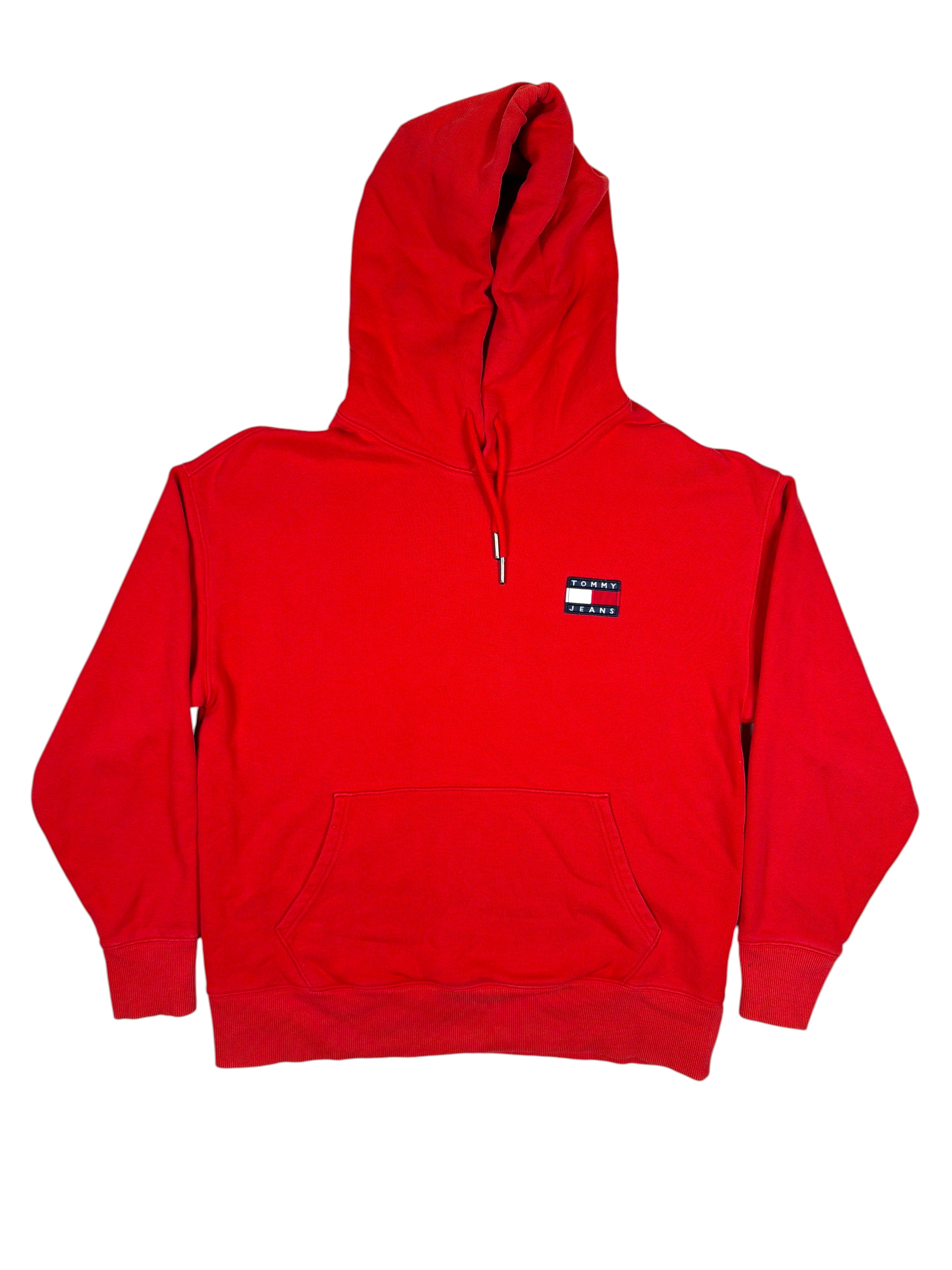 Vintage Tommy Hilfiger Hoodie Rot – Größe L