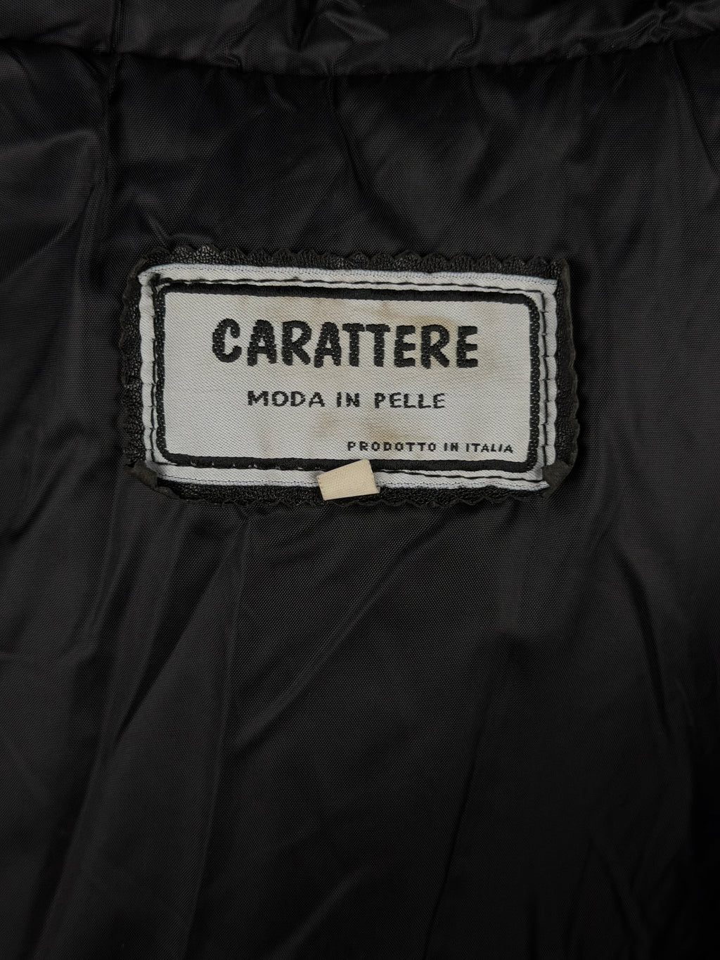 Vintage Carattere Weste Lederweste – Größe M