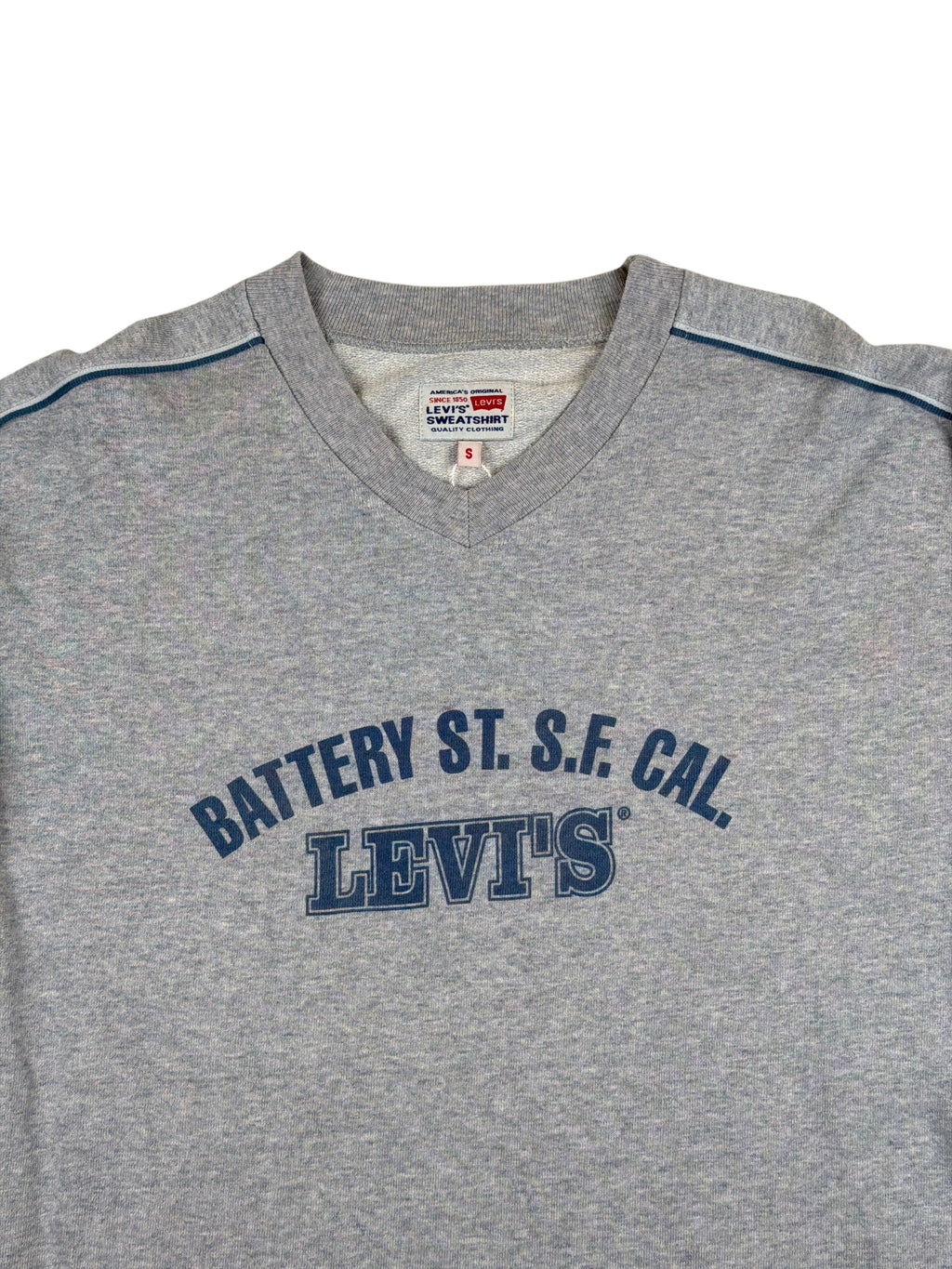 Vintage Levi’s Sweatshirt Grau – Größe M