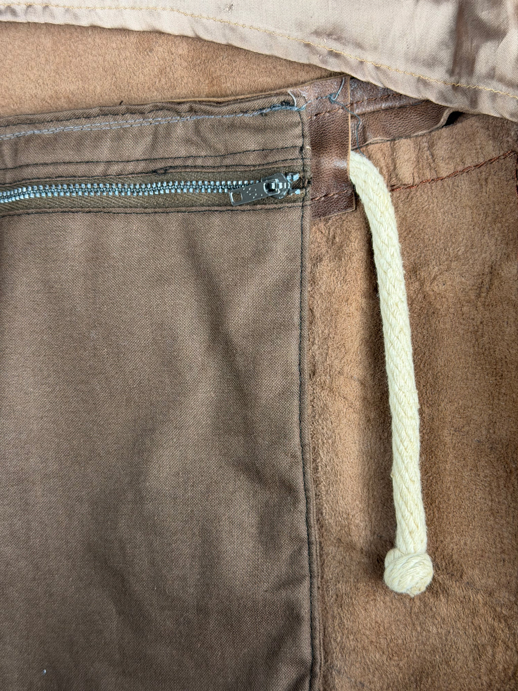 Vintage Roastbeef Ledermantel – M