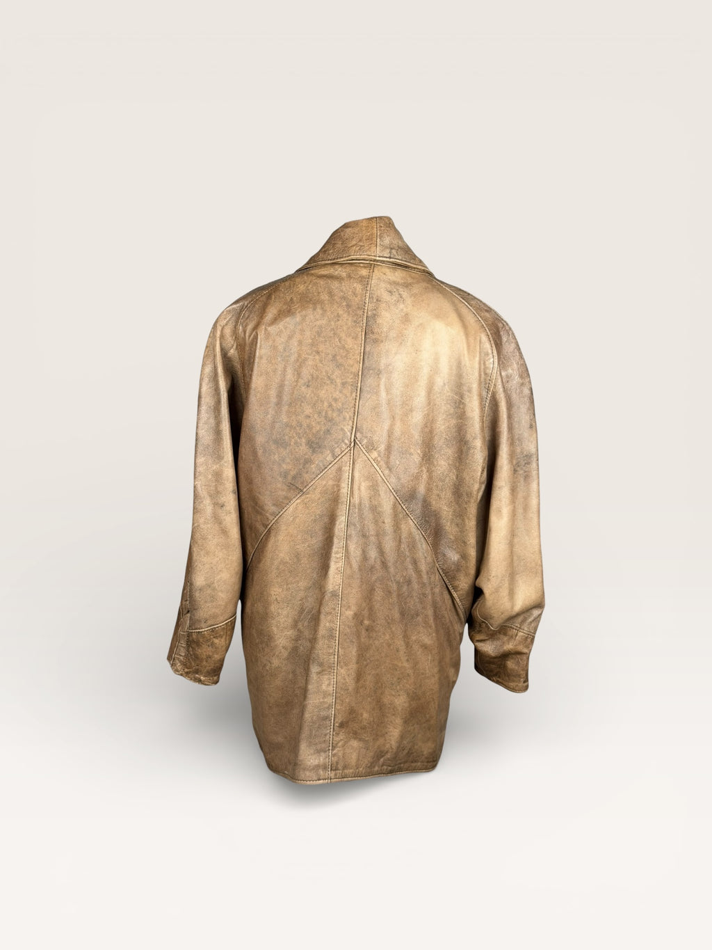 Vintage VeraPelle Lederjacke Braun – Größe M