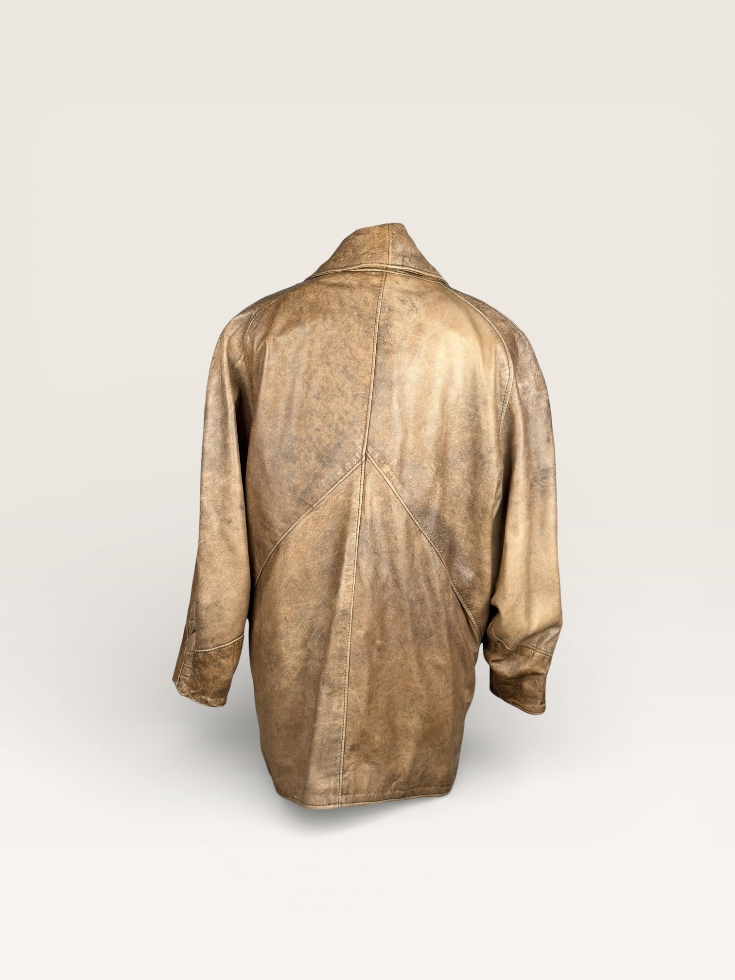 Vintage VeraPelle Lederjacke Braun – Größe M