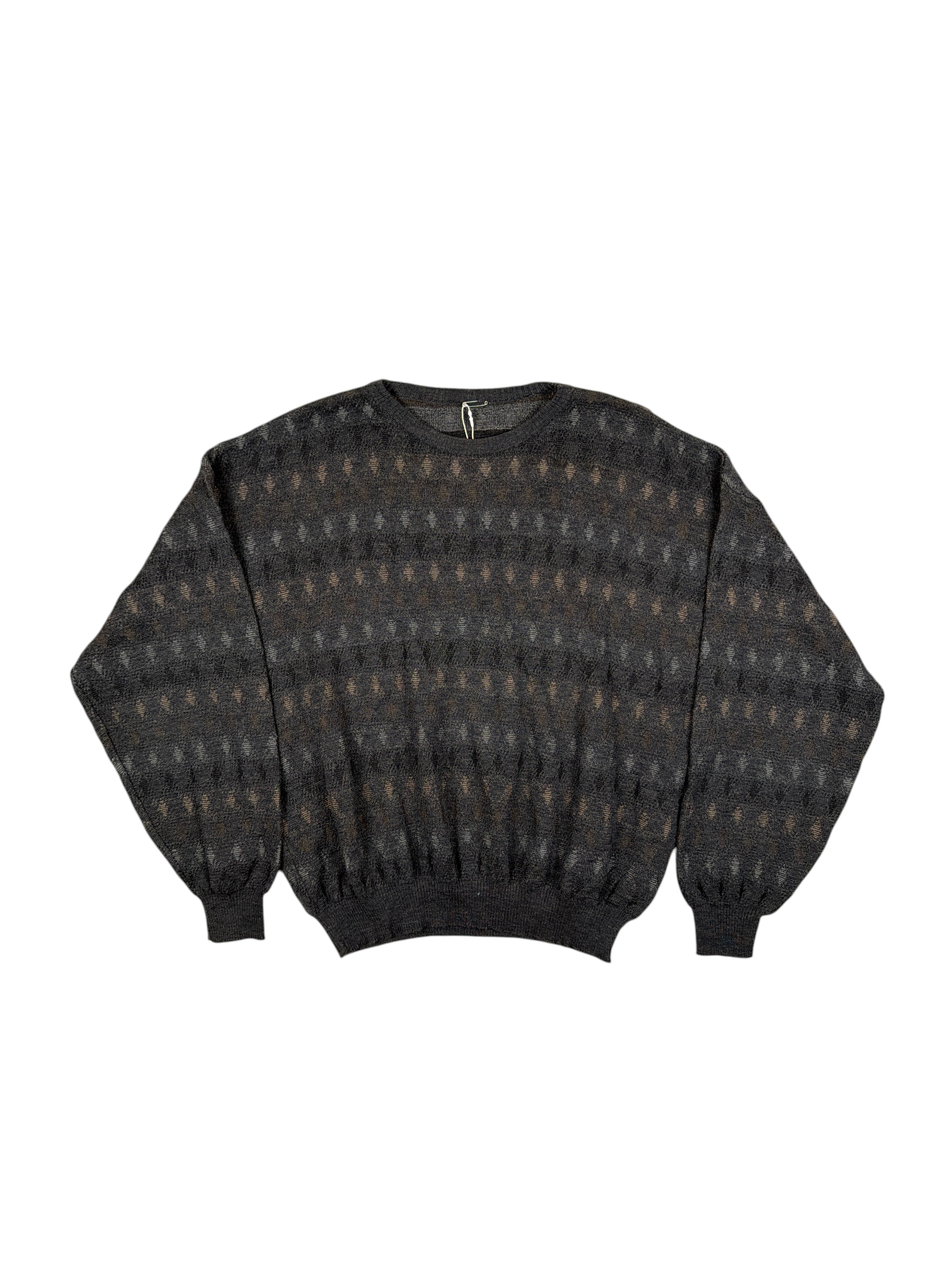 Vintage Pullover Schwarz – Größe M