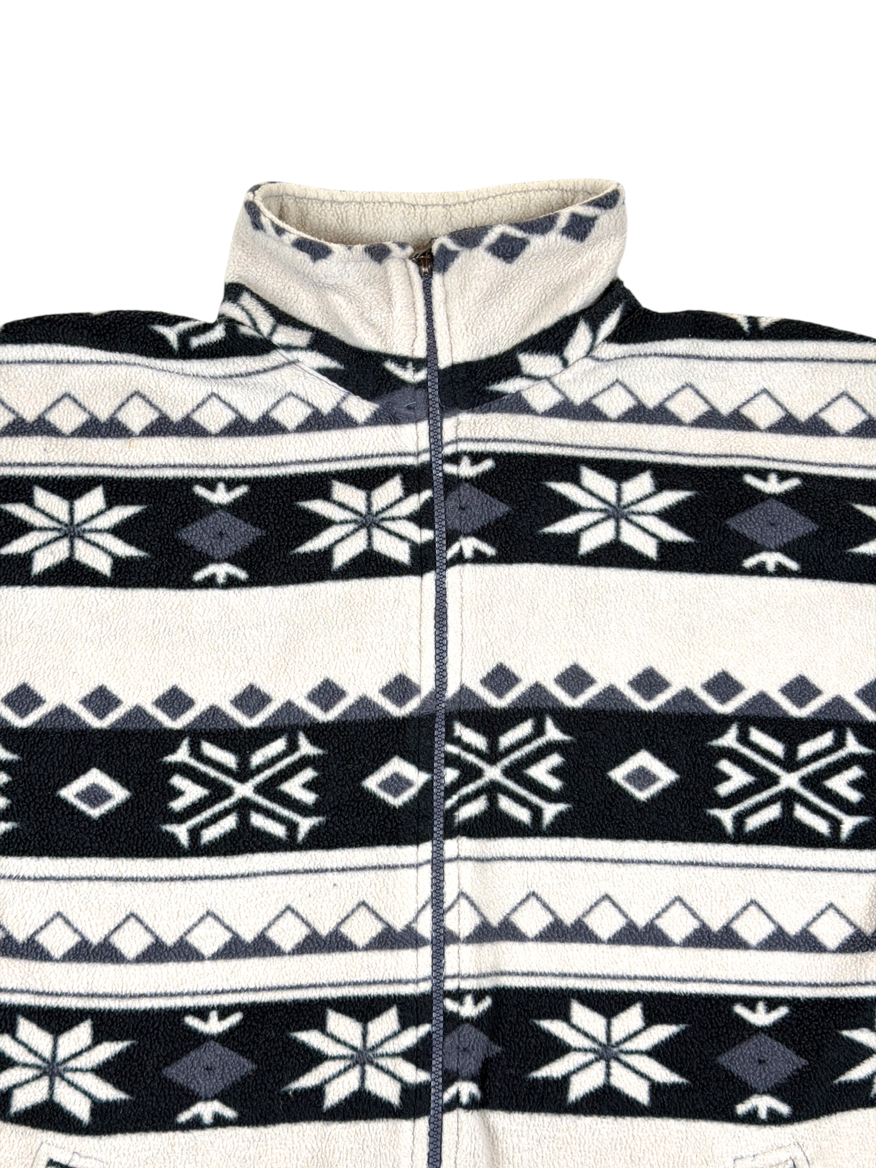 Vintage Lindamoda Fleece Jacke – Größe L