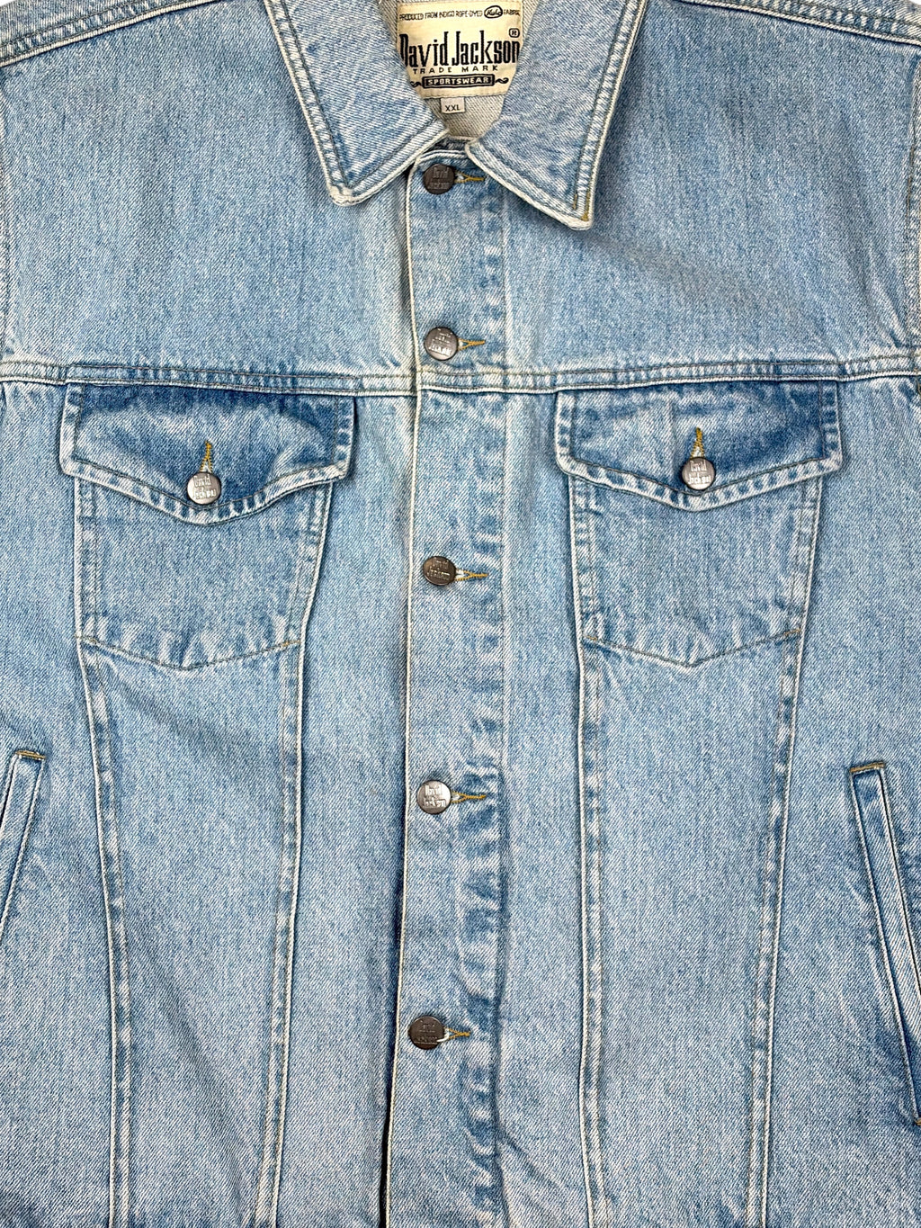 Vintage David Jackson Jeansweste - XL