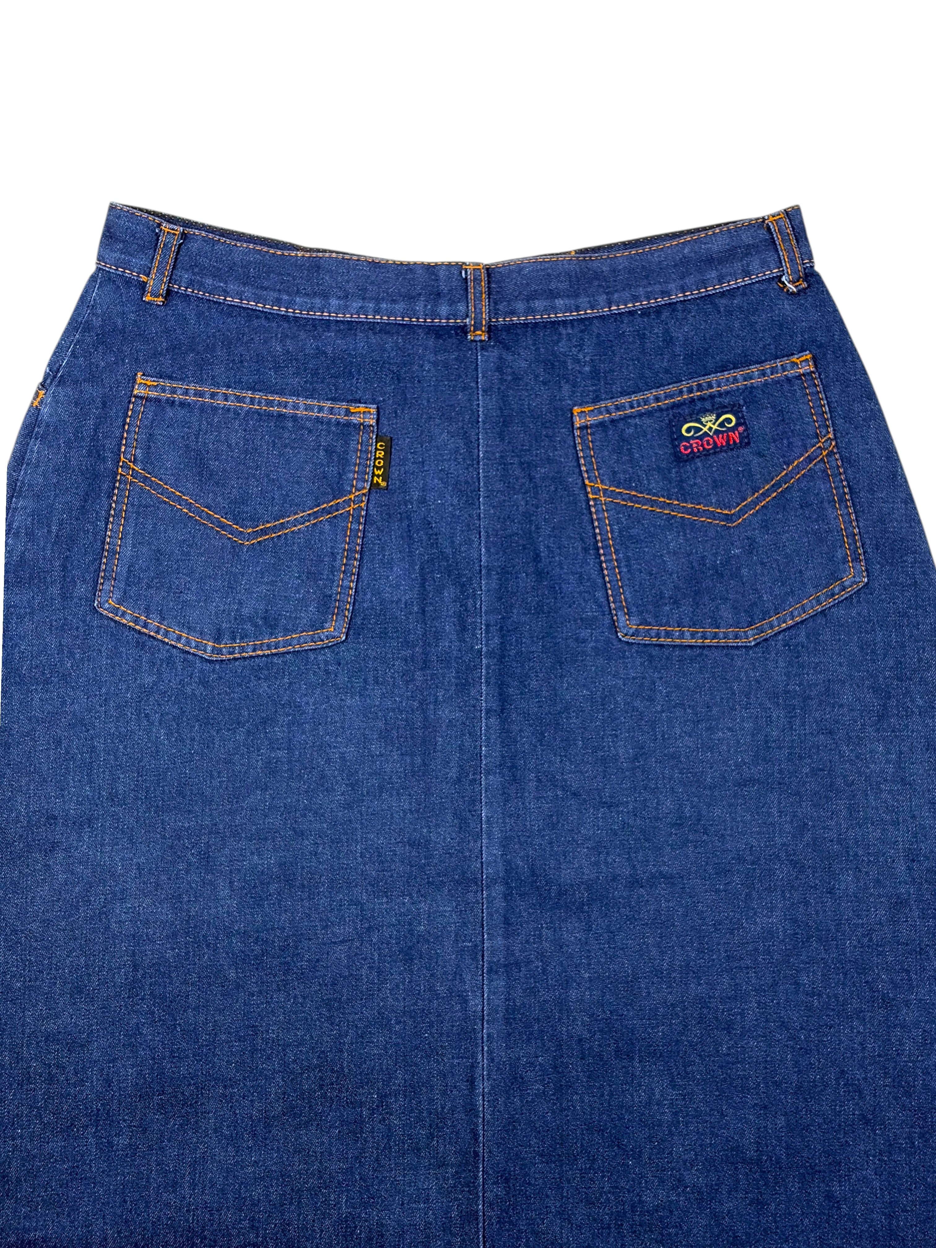 Vintage Crown Jeansrock - M