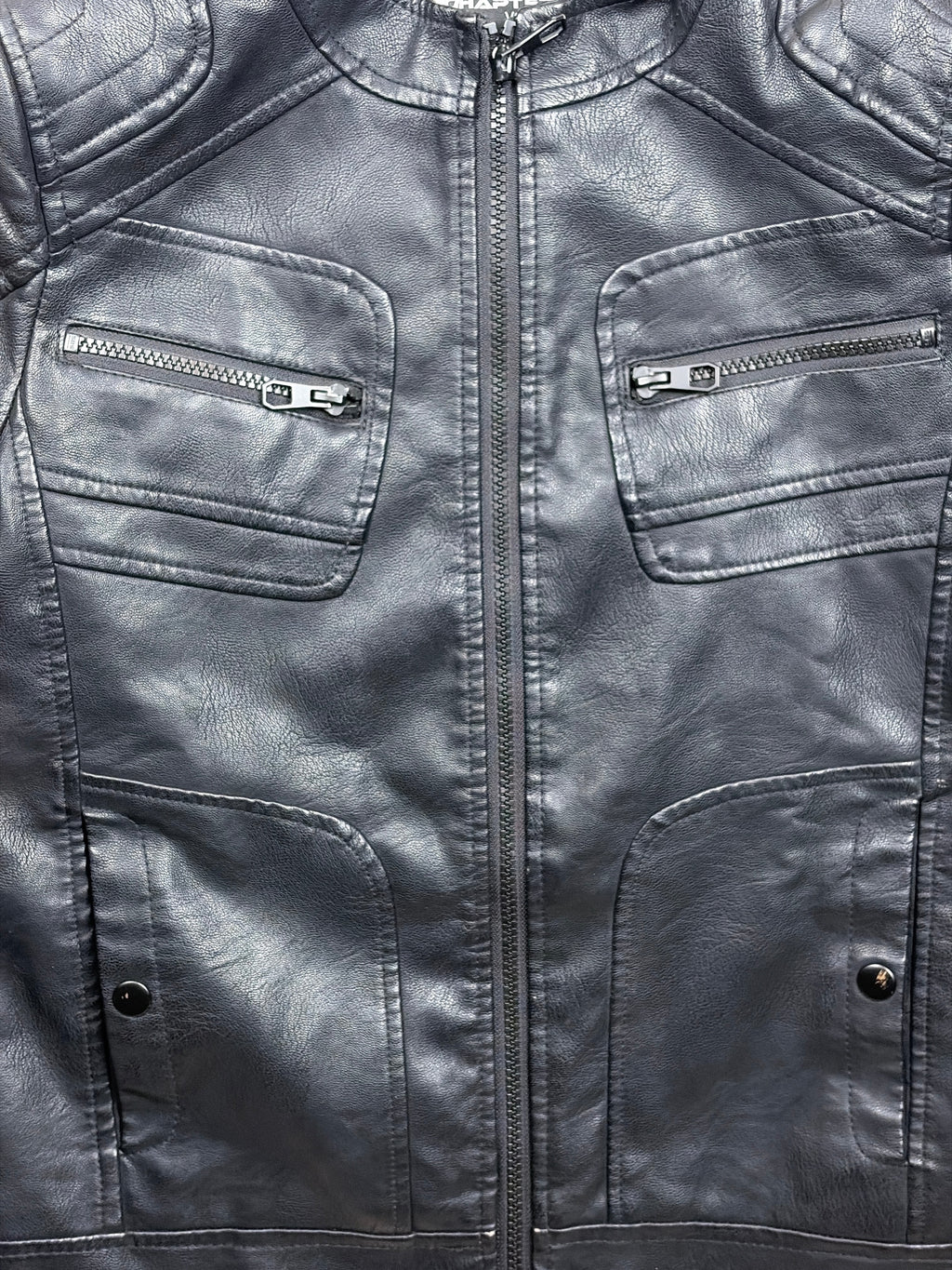Vintage Chapter Young Kunstlederjacke - XS