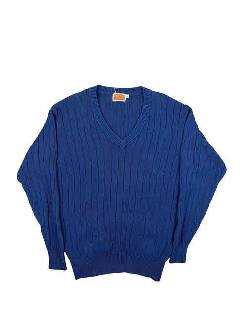 Vintage Conte of Florence Pullover Blau – Größe L