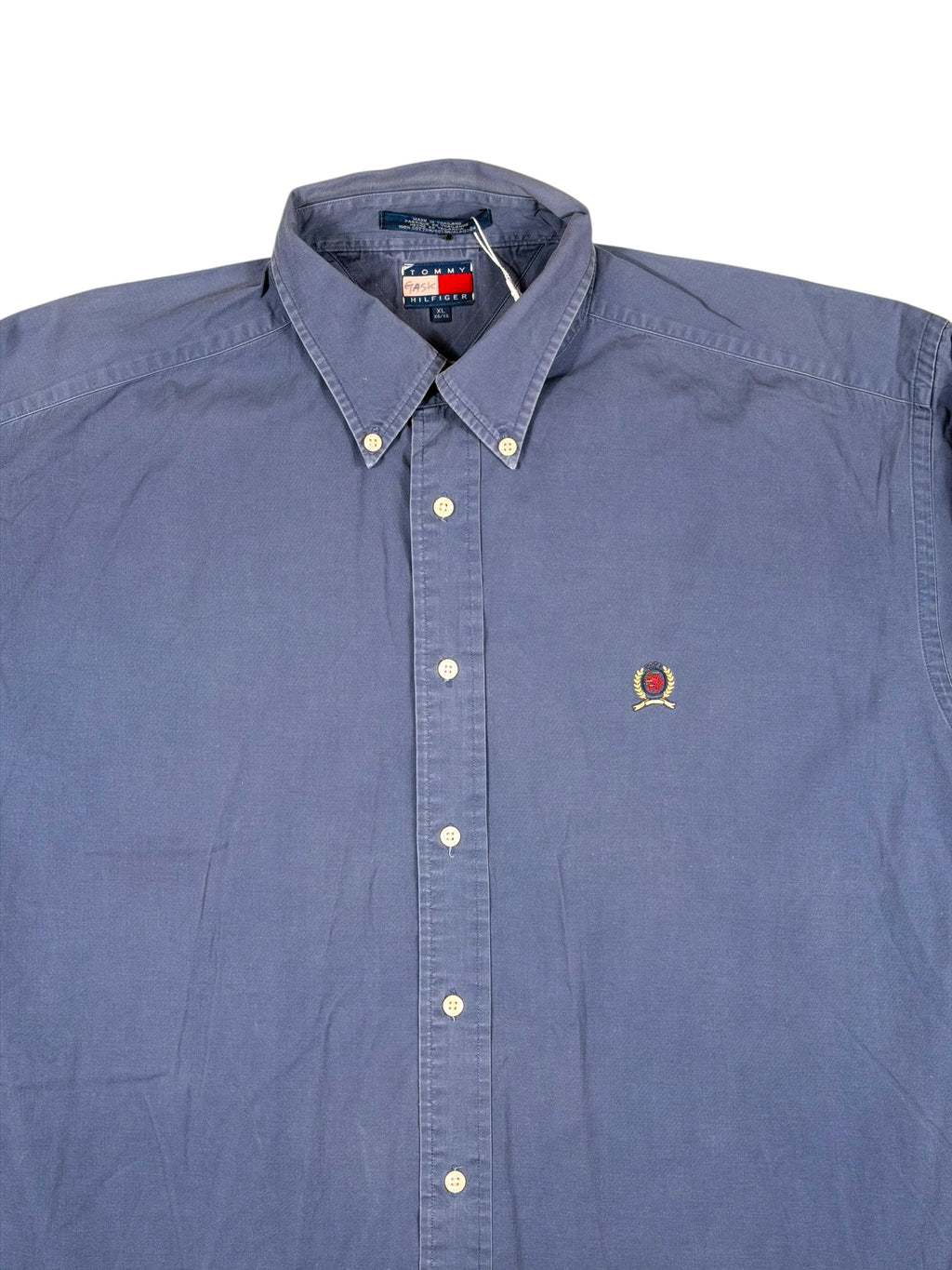 Vintage Tommy Hilfiger Hemd Blau – Größe XXL