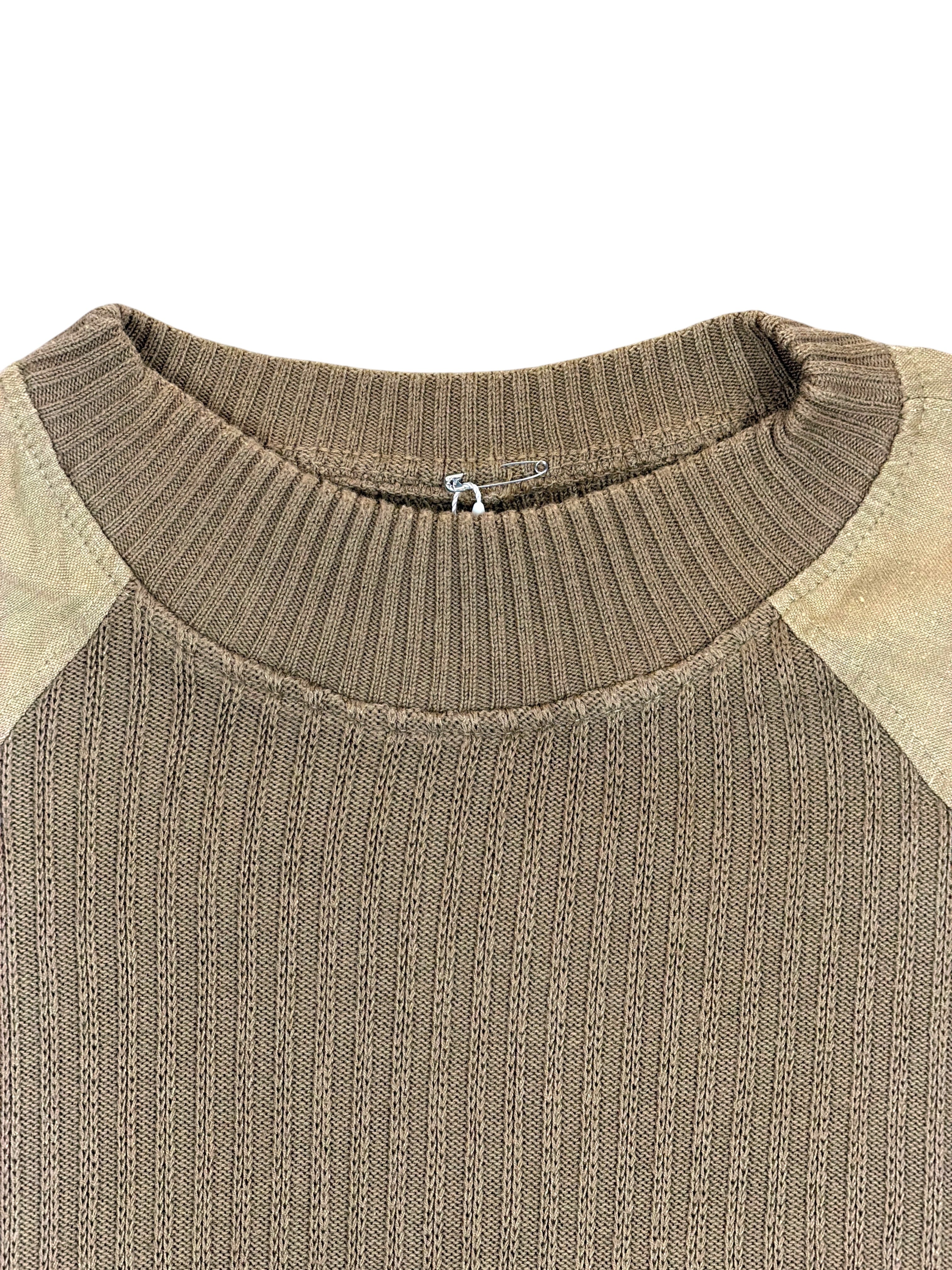 Vintage Pullover Grün – Größe S