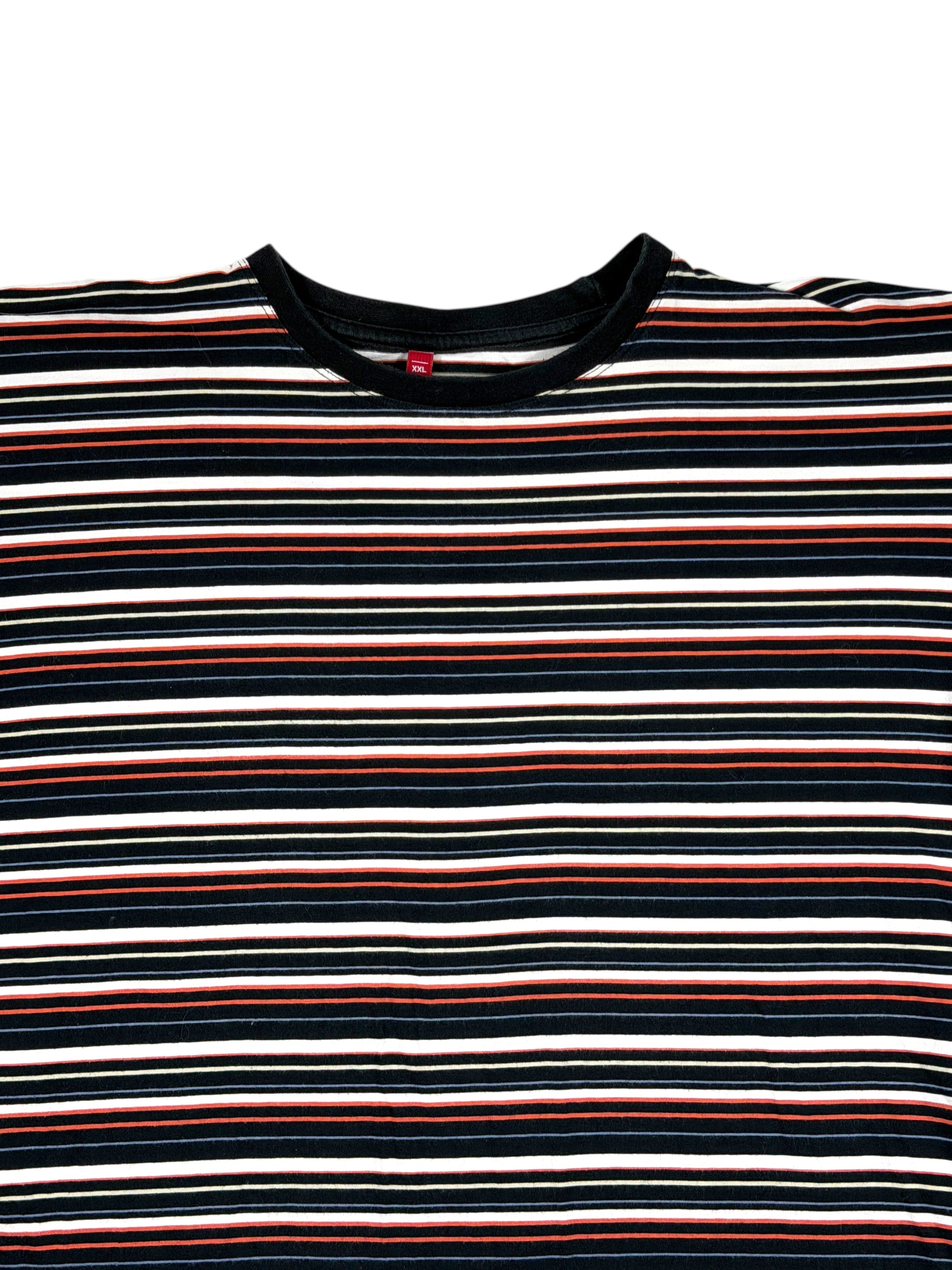 Vintage CARRY Streatwear T-Shirt Gestreift – Größe XL