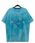 Vintage Oneita California Beverly Hills T-Shirt Türkis – Vorderseite