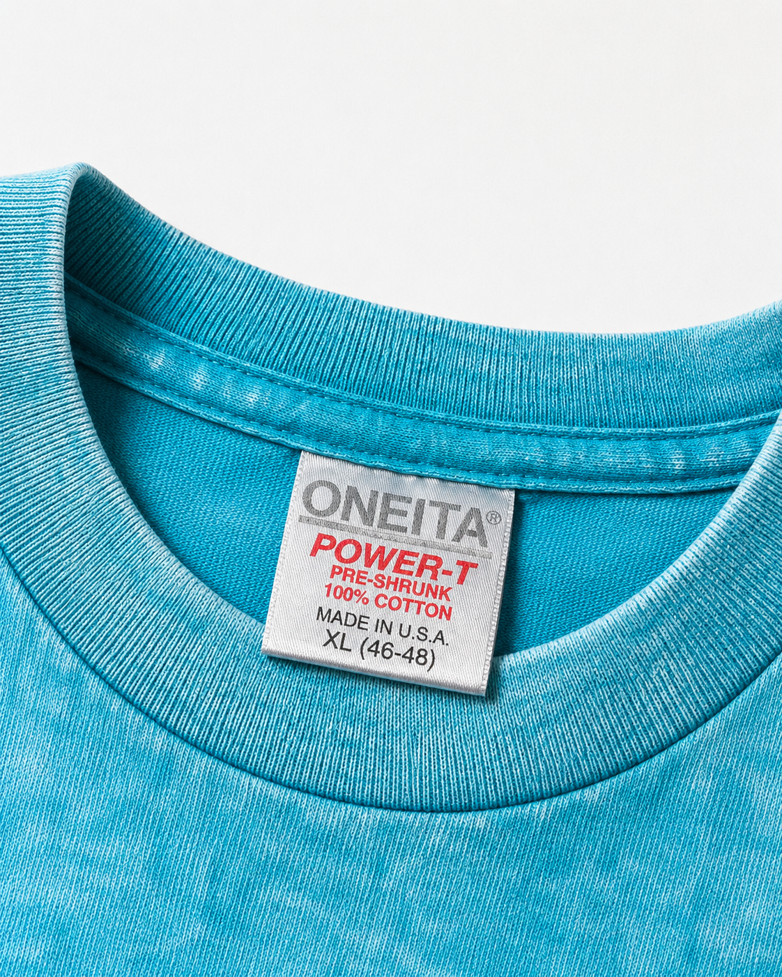 Oneita Power-T Vintage T-Shirt – Größenetikett XL