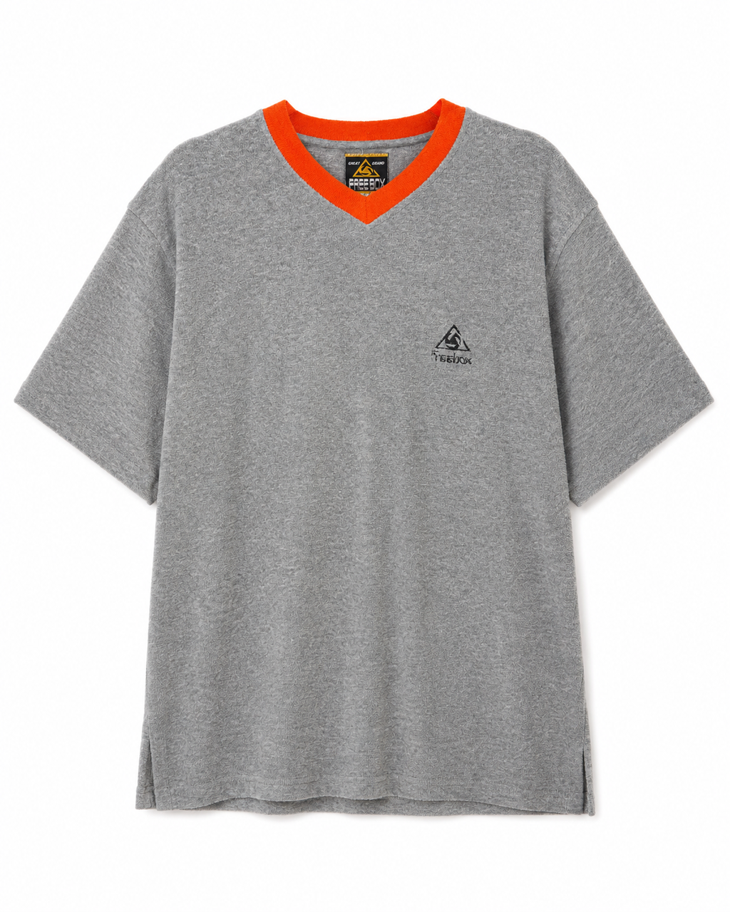 Vintage Freebox Frottee T-Shirt – Größe L