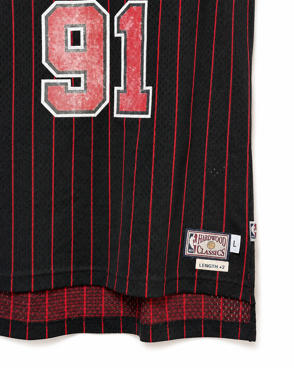 Vintage Adidas NBA Chicago Bulls Rodman 91 Trikot – L