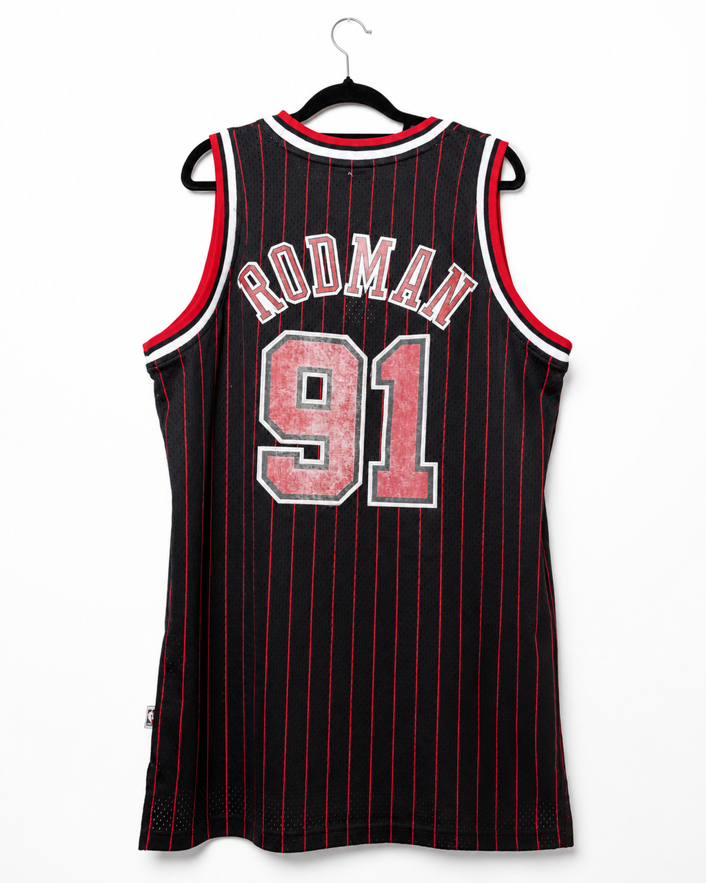 Vintage Adidas NBA Chicago Bulls Rodman 91 Trikot – L