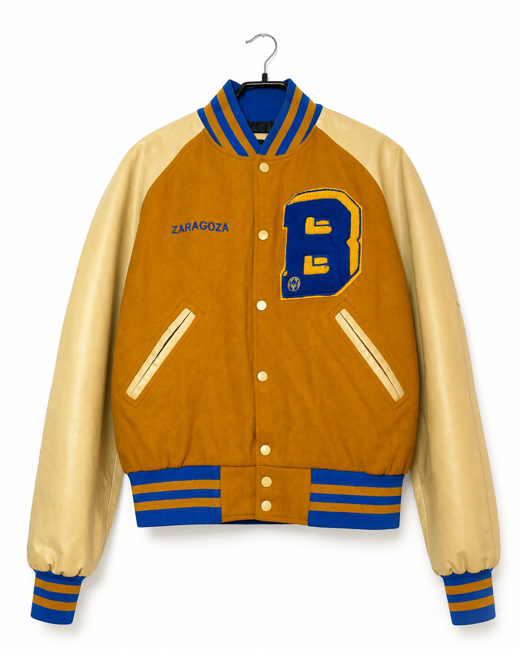 Vintage Texas Chenille by Caliber Collegejacke Größe M – Produktansicht 1