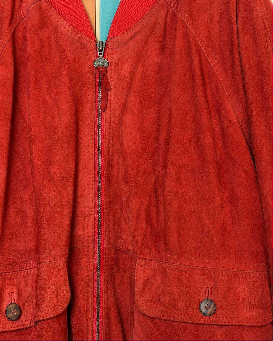 Vintage Rosner Lederjacke Größe XL – Detailansicht