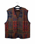 Vintage Club della Moda Strickweste – Vorderseite, Größe L