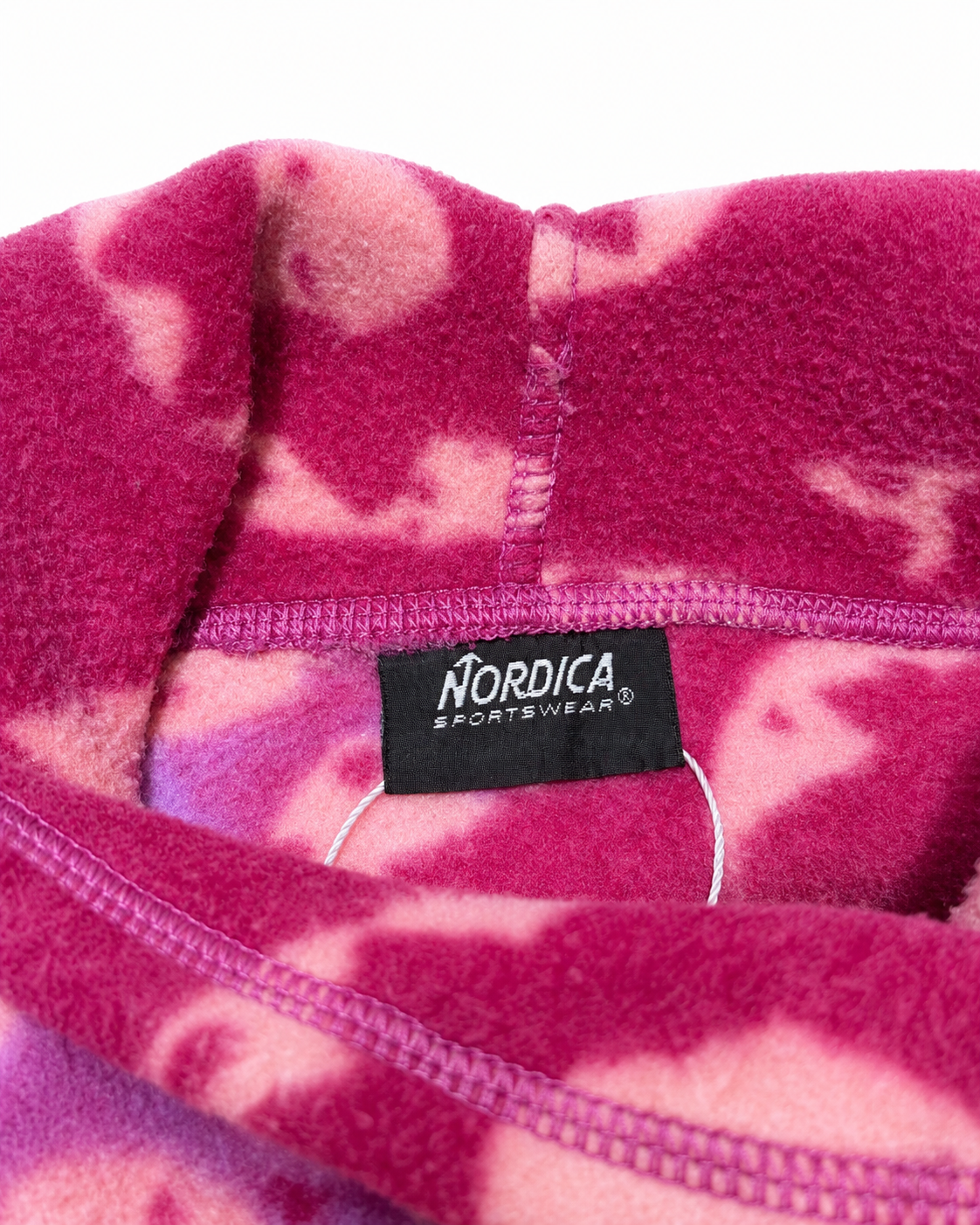 Nordica Sportswear Fleecepullover – Markenetikett