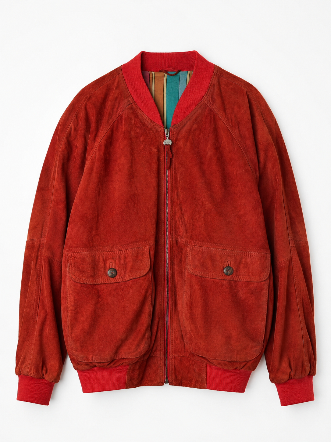 Vintage Rosner Lederjacke Größe XL – Vorderseite