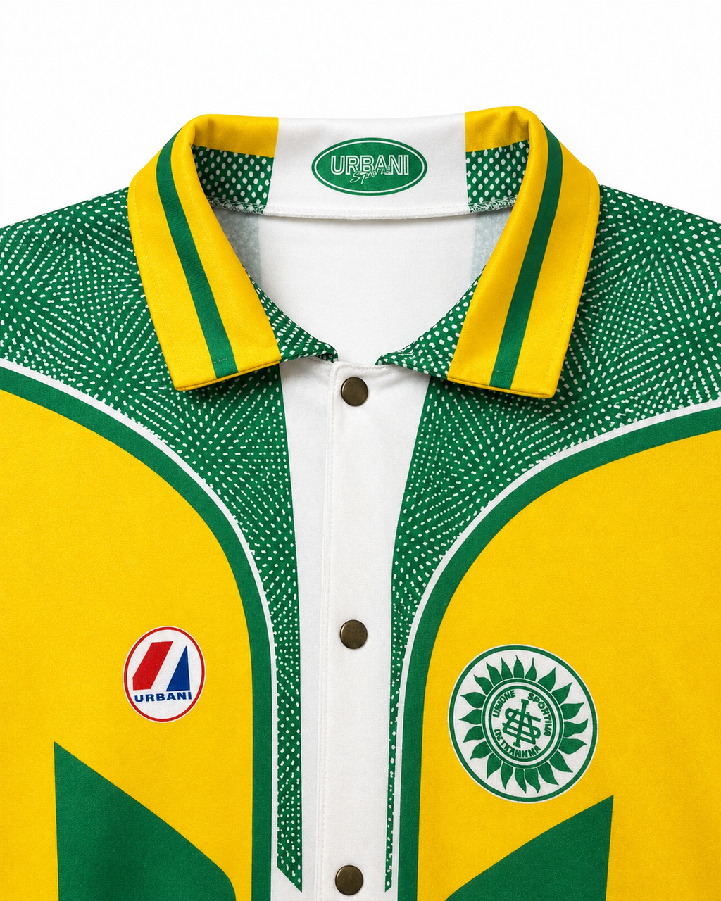 Vintage Urbani Sport Poloshirt – Detailansicht Brust und Aufnäher