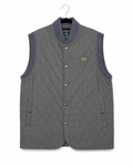 Vintage Lacoste Steppweste Größe M – Vorderseite