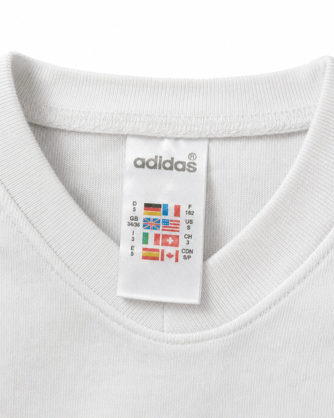 Vintage Adidas Longsleeve – Größenetikett