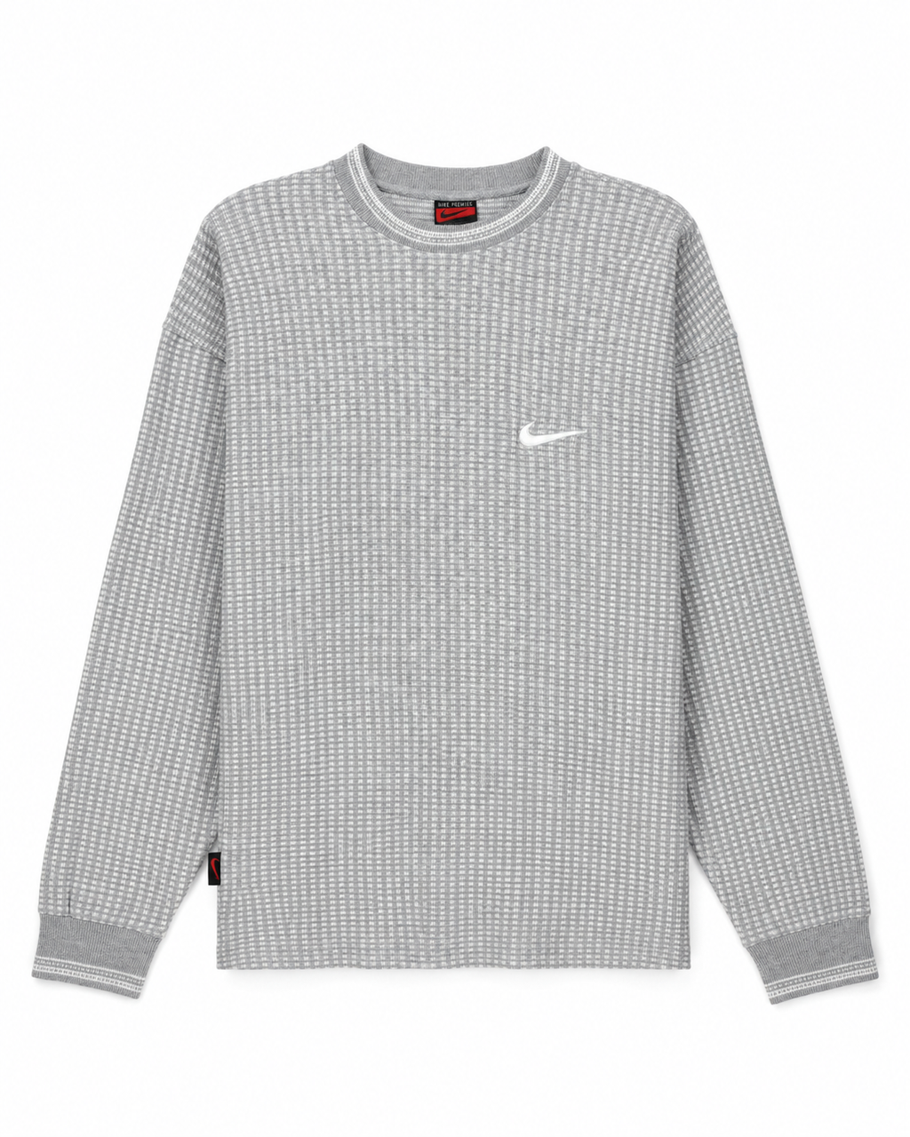 Vintage Nike Premier Longsleeve grau – Detailansicht