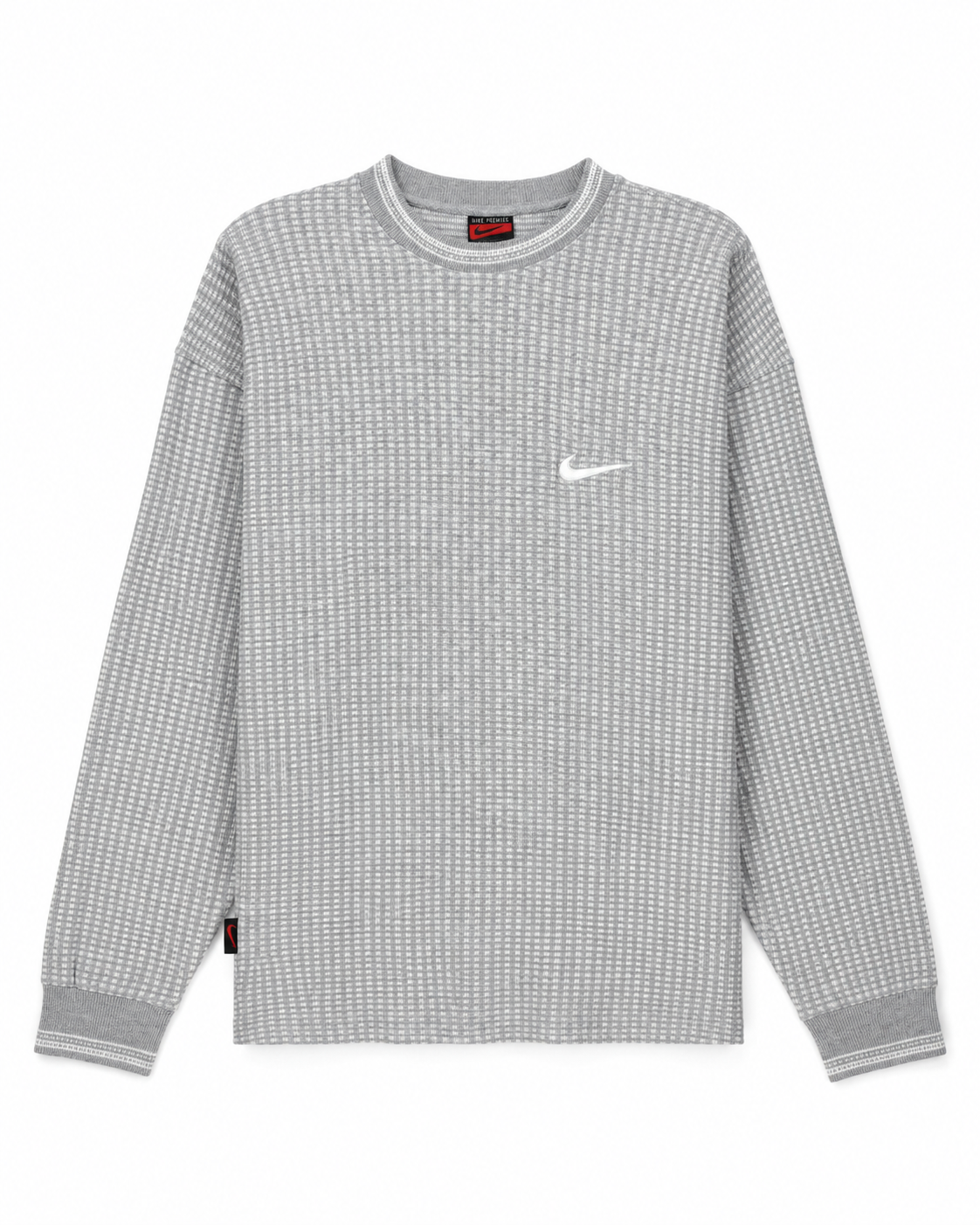 Vintage Nike Premier Longsleeve grau – Detailansicht