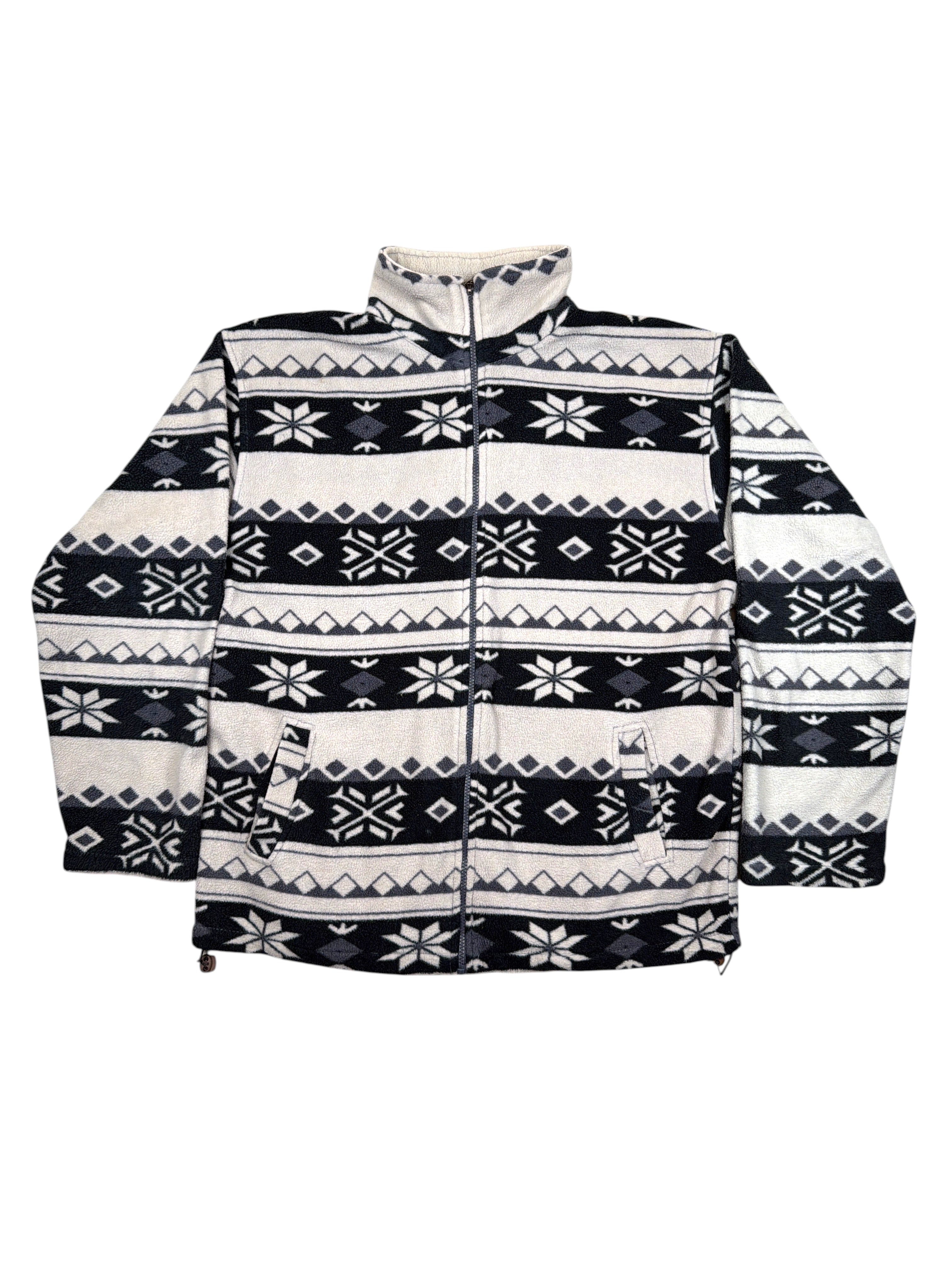 Vintage Lindamoda Fleece Jacke – Größe L