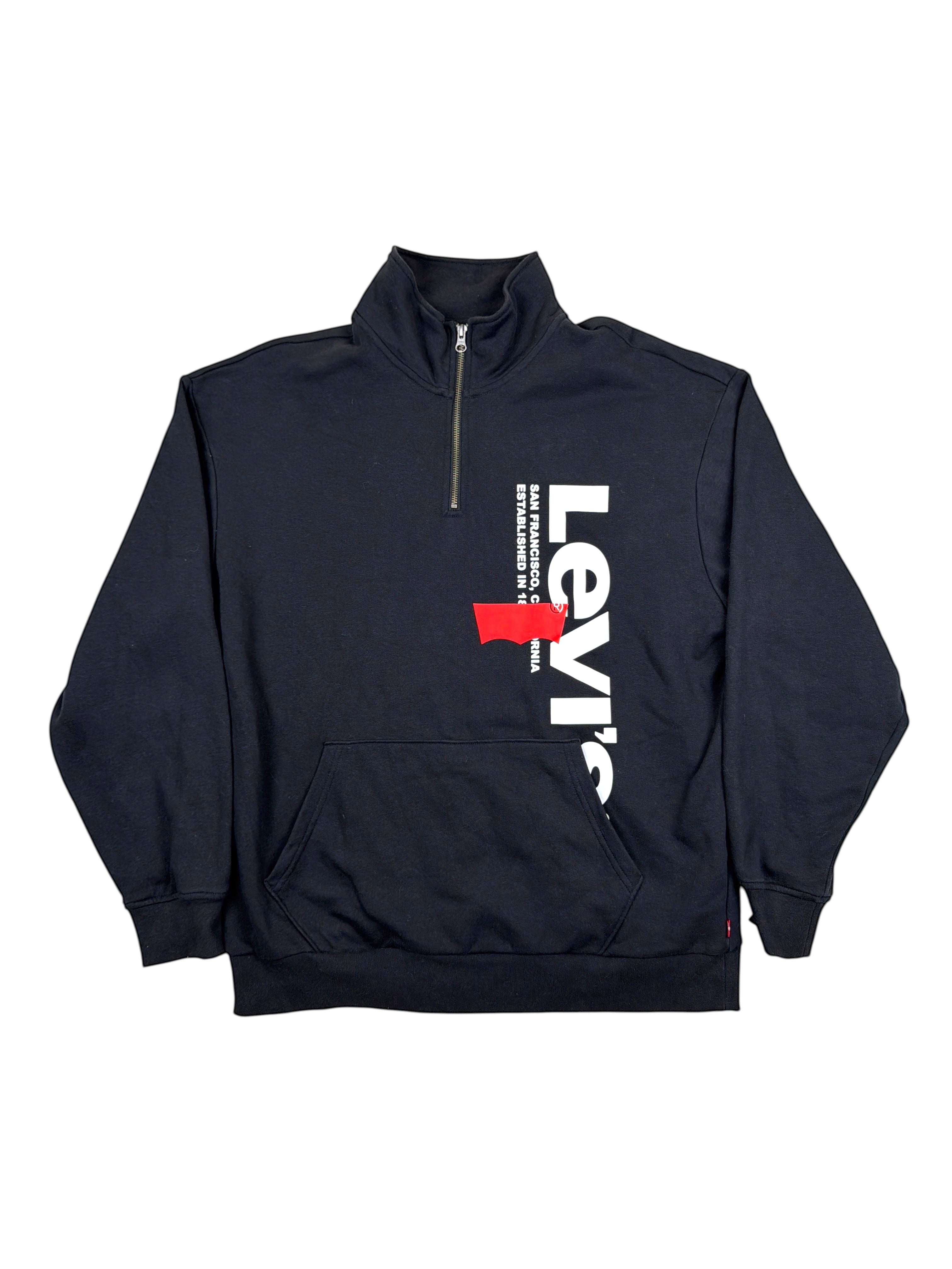 Vintage Levi’s Sweatshirt Schwarz – Größe L