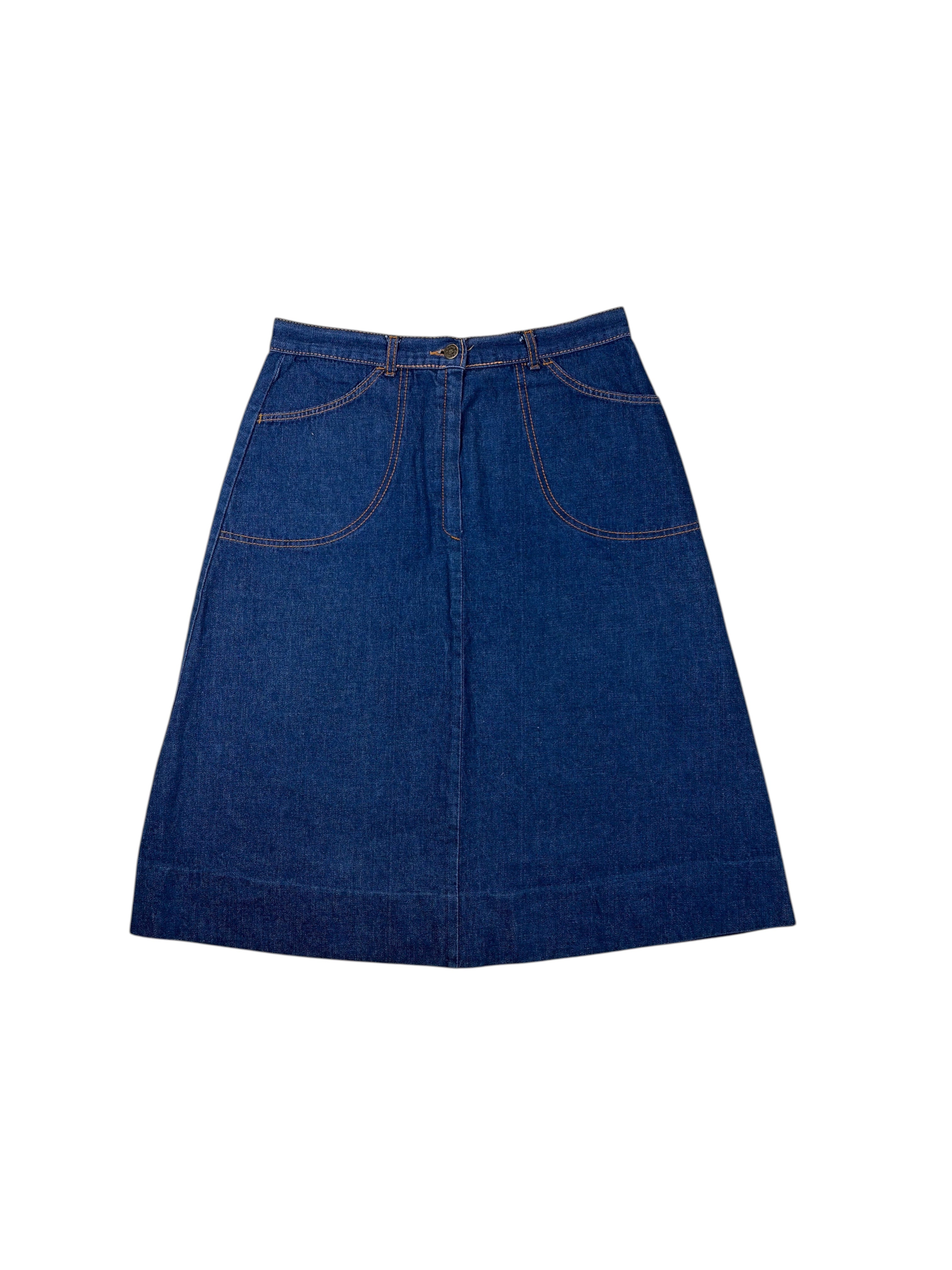Vintage Crown Jeansrock - M