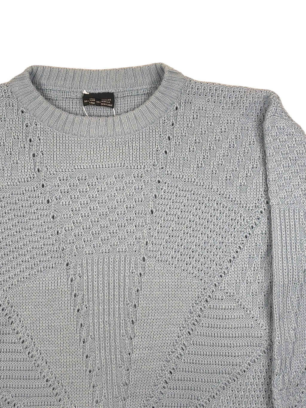Vintage Pullover Blau – Größe L
