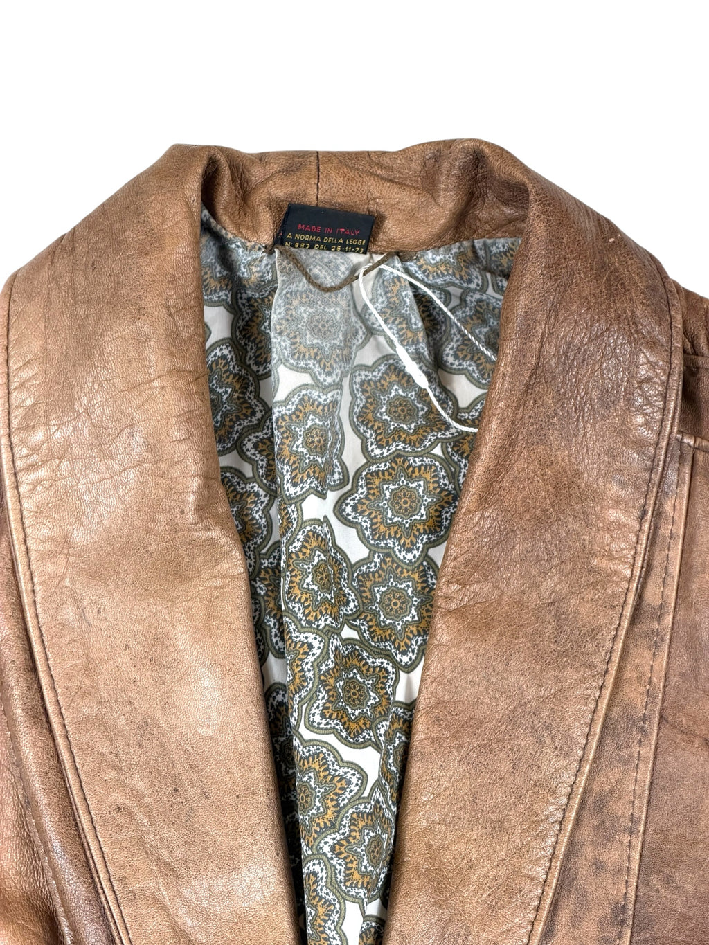 Vintage VeraPelle Lederjacke Braun – Größe M