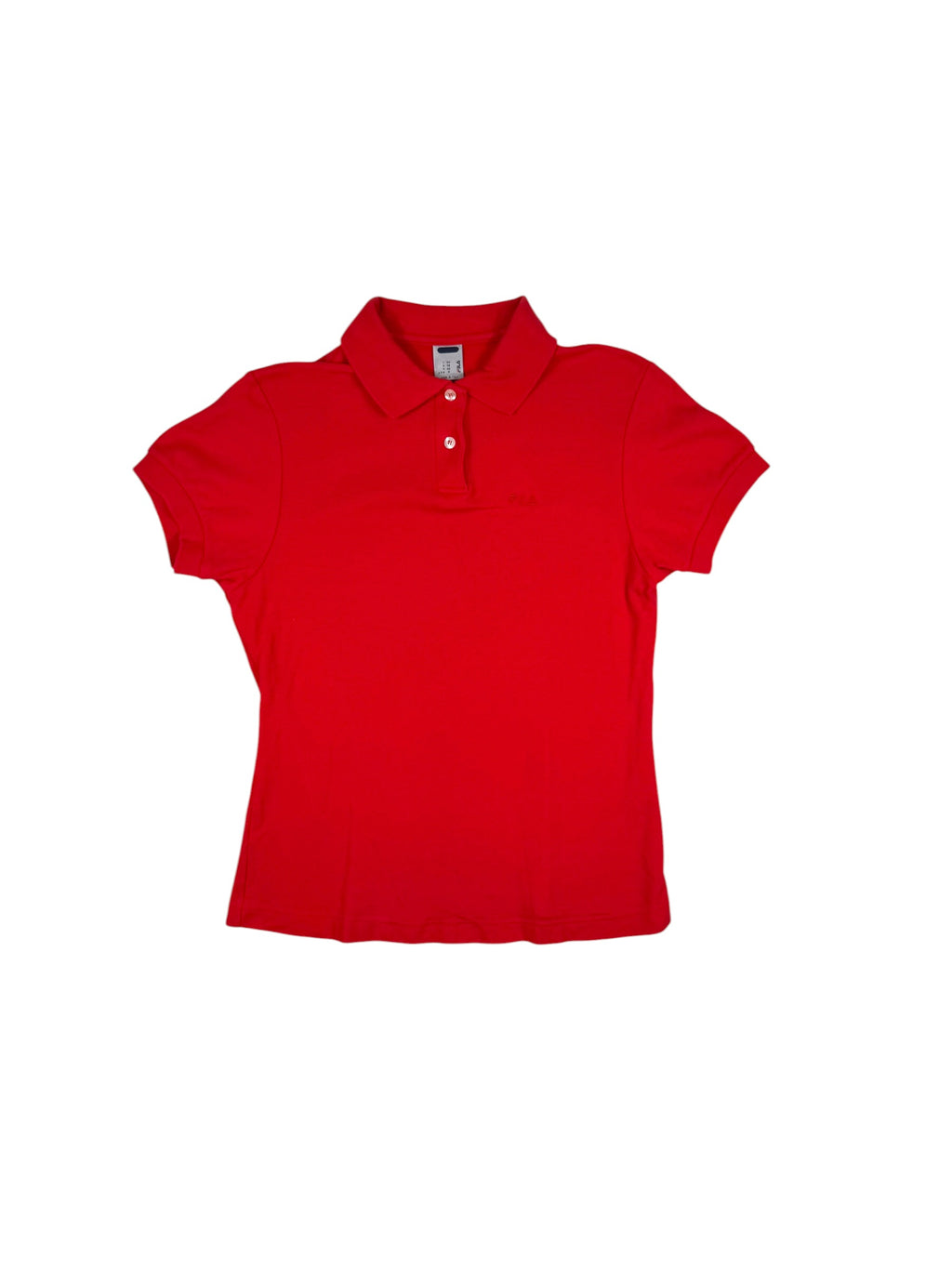 Vintage FILA Poloshirt Rot – Größe M