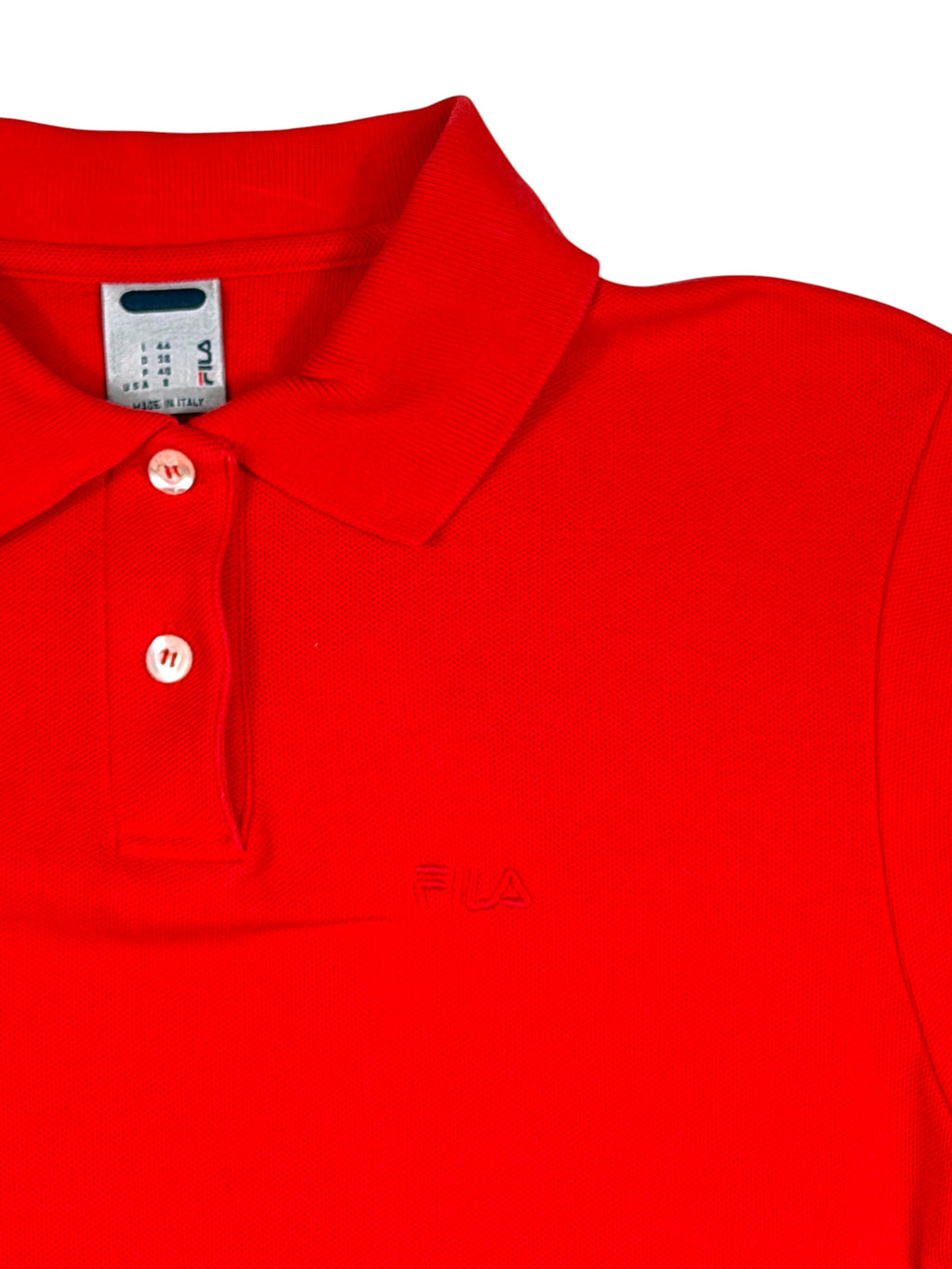 Vintage FILA Poloshirt Rot – Größe M