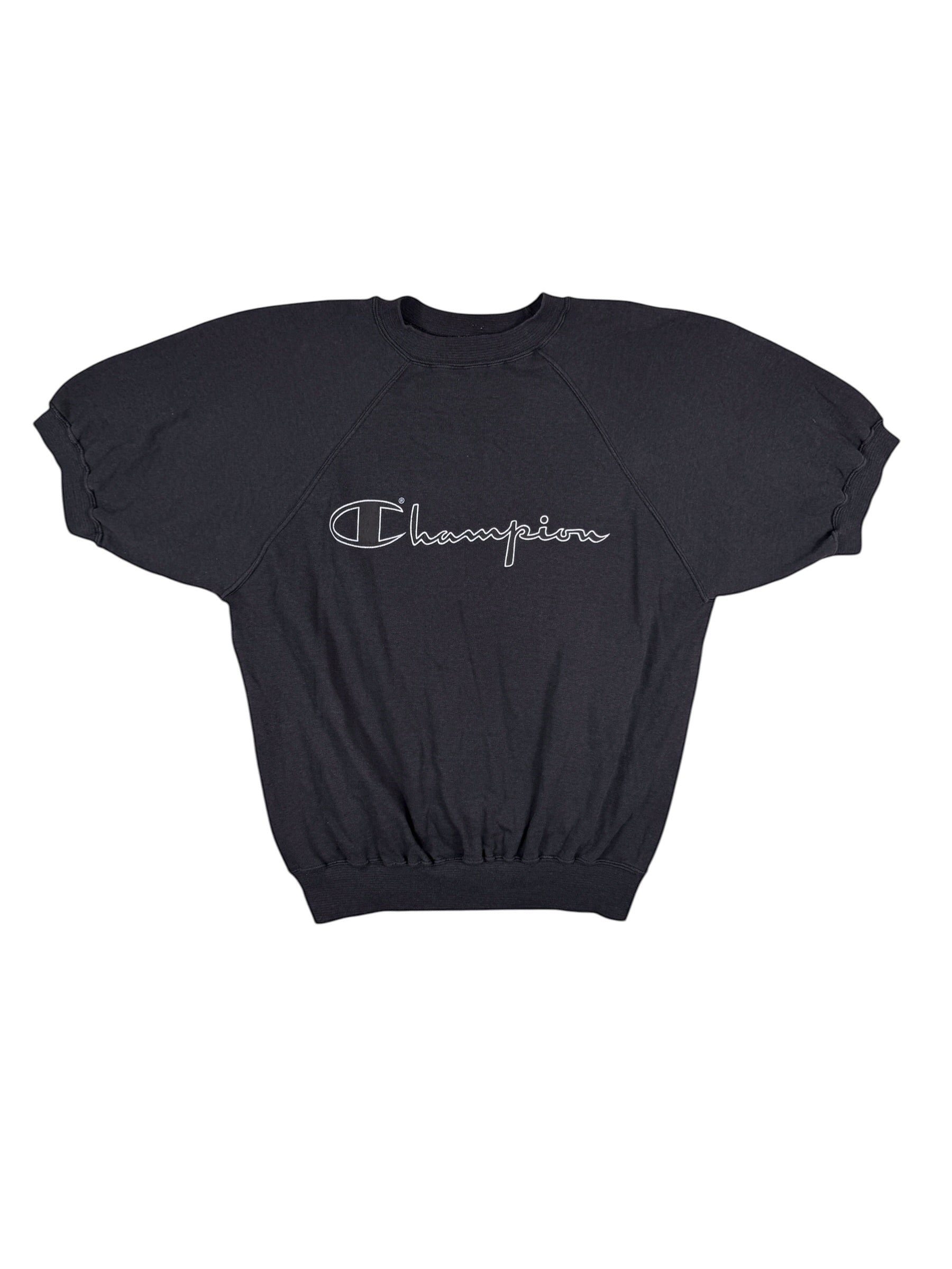 Vintage Champion T-Shirt Schwarz – Größe S