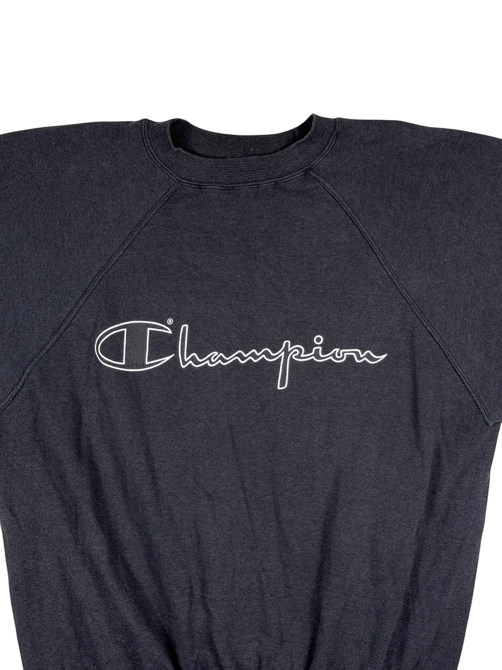 Vintage Champion T-Shirt Schwarz – Größe S