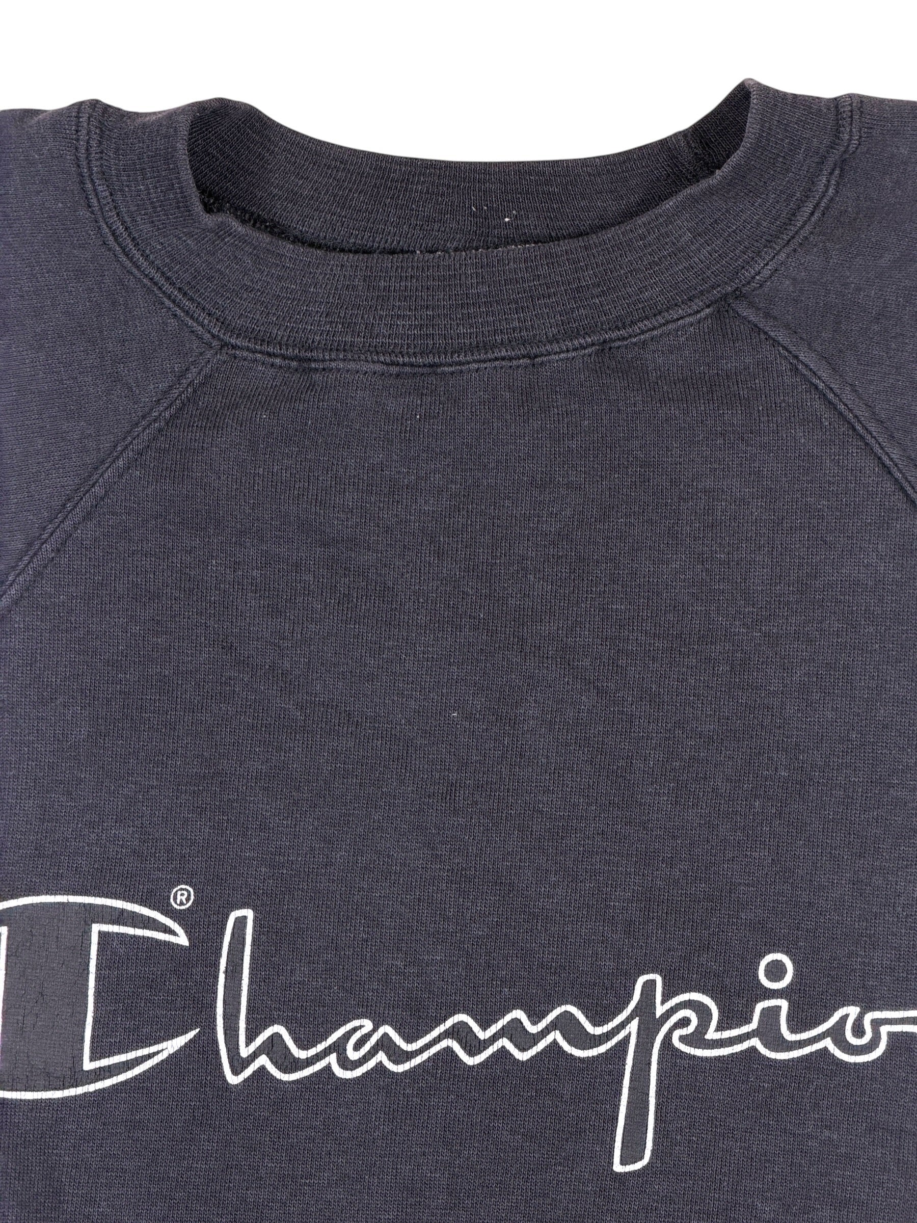 Vintage Champion T-Shirt Schwarz – Größe S