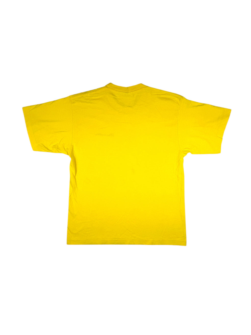 Vintage Champion T-Shirt Gelb – Größe S