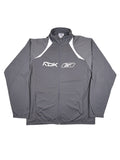 Vintage Reebok Sweatjacke Grau – Größe L