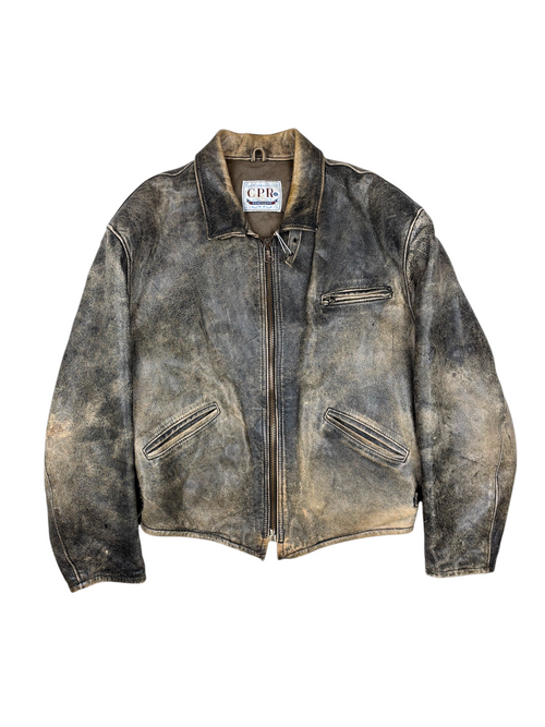 Vintage CPR Compagnie Lederjacke – Größe XL