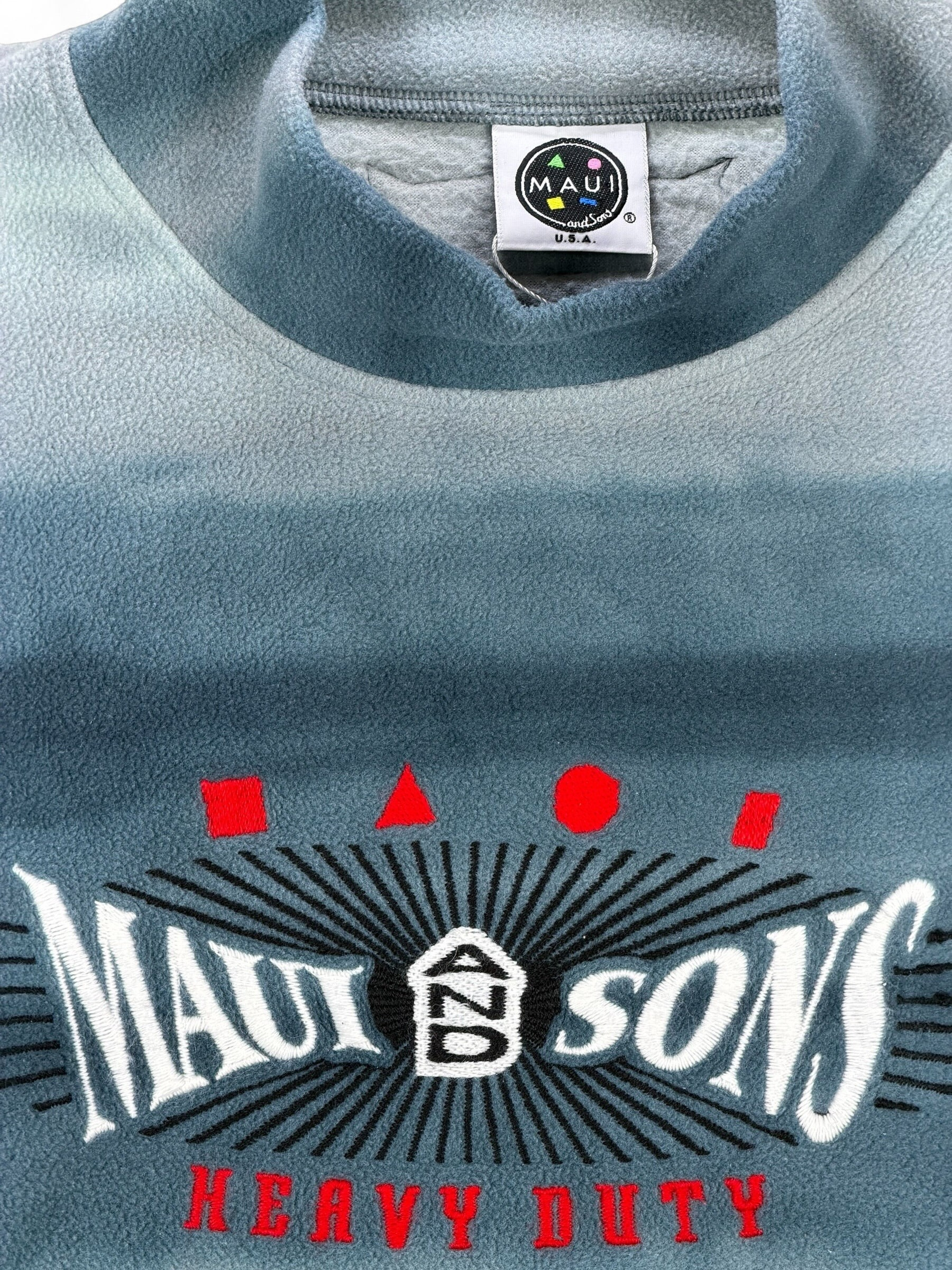 Vintage Maui and Sons Fleecepullover – Größe L