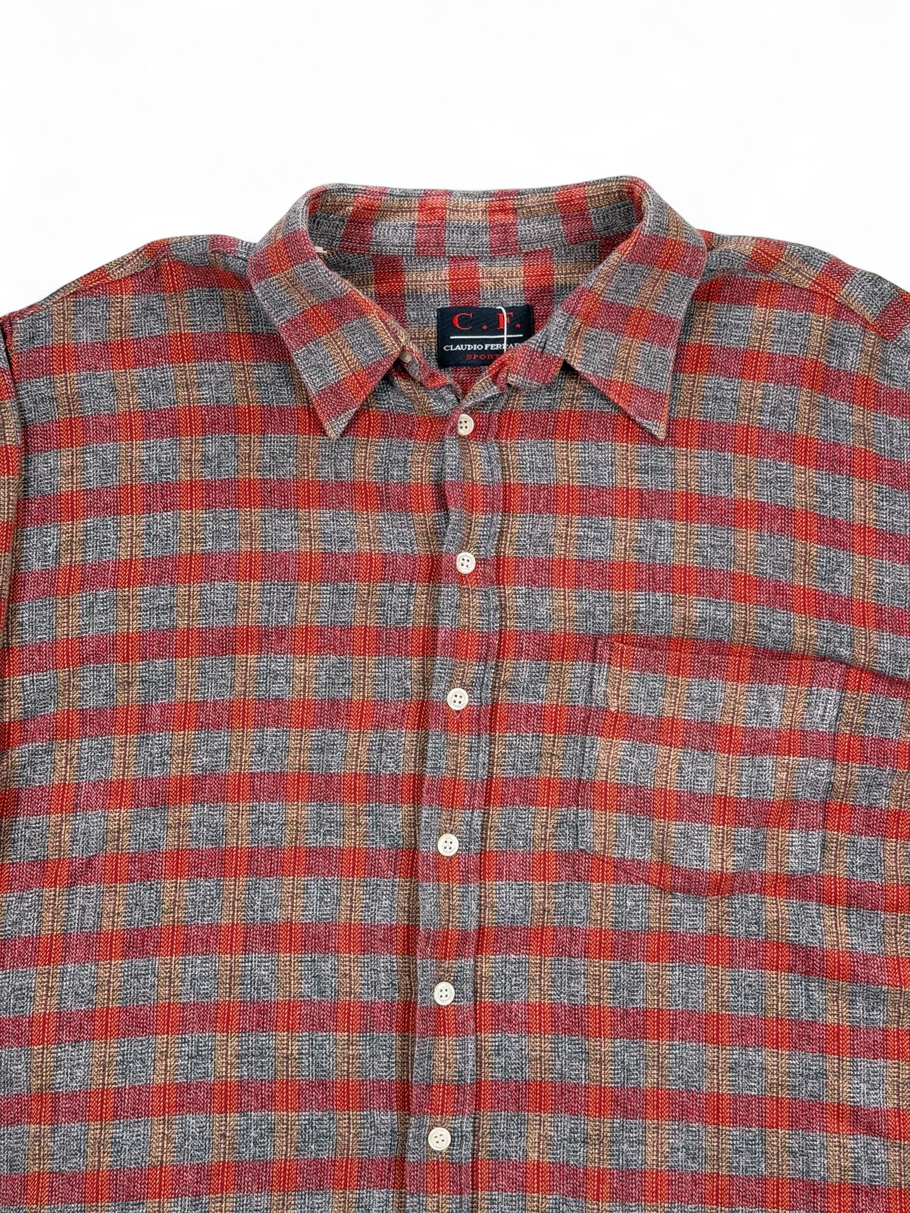 Vintage Hemd C.F. Kariert – Größe XL